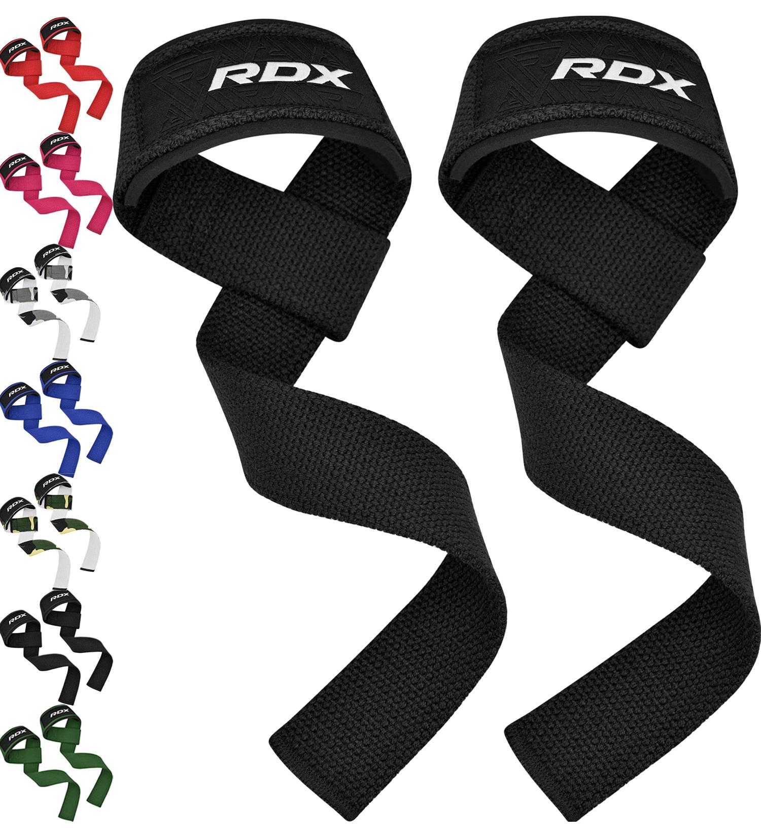 RDX Neoprene Padded Lifting Wrist Straps - Anti-Slip Hand Bar Support for Weightlifting - Strength Training Equipment for Men and Women - Buy Online on SooperMarket.com