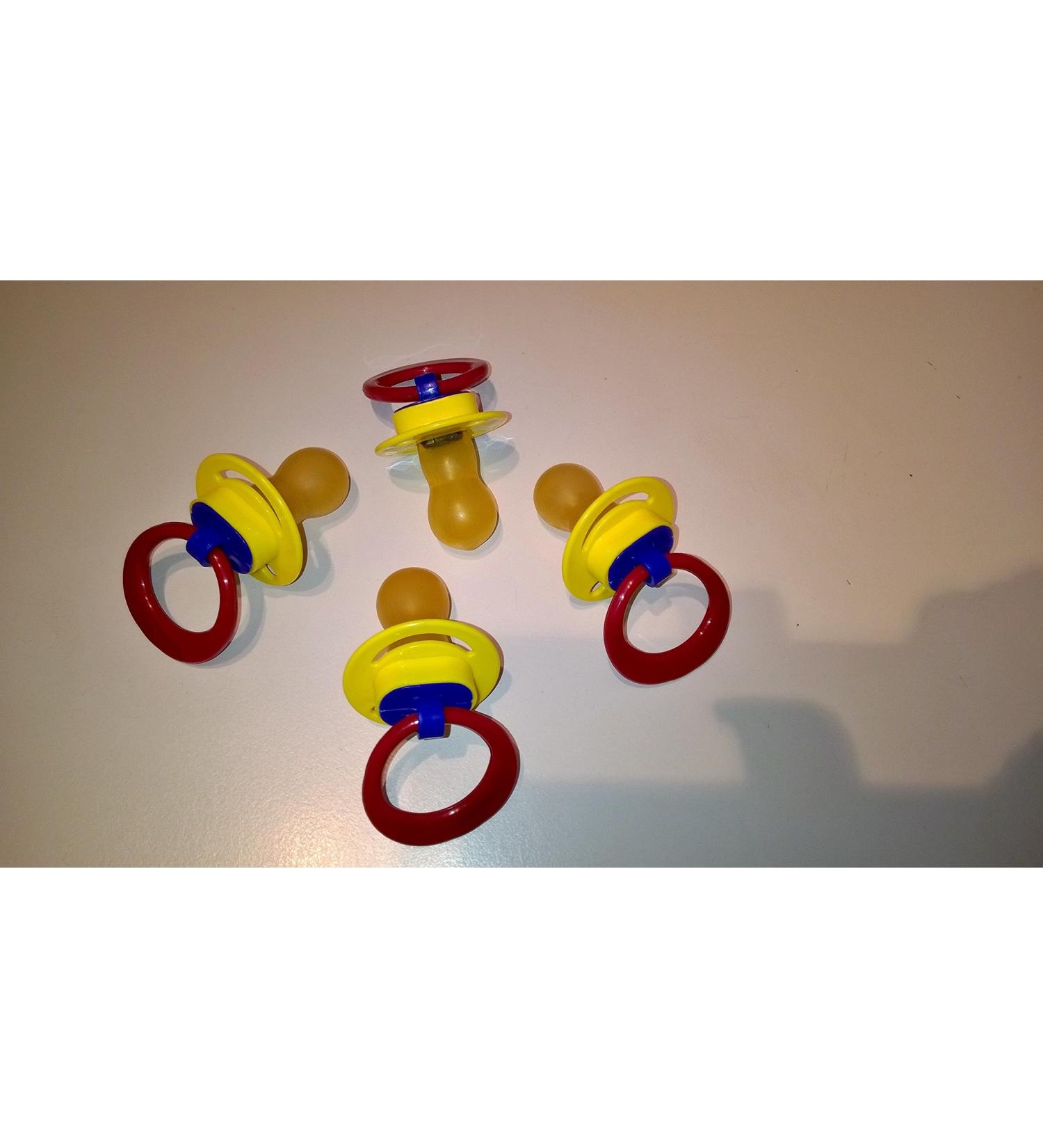 Pack of 4 pacifiers pacifiers large cherry latex