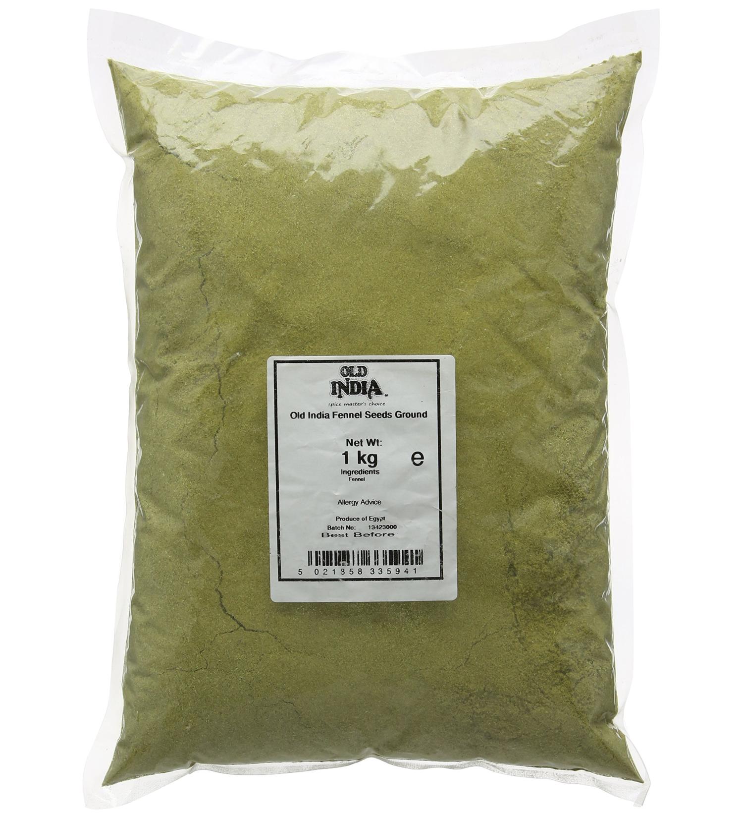 Old India Ground Fennel Seeds (1kg) - Premium Quality Spice for Cooking - Buy Online on SooperMarket.com
