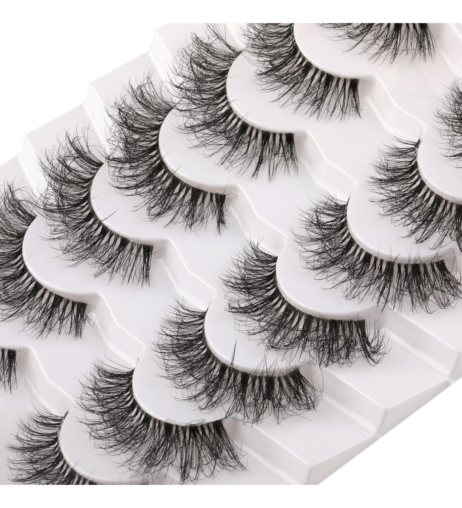 Geeneiya 5D15 Wispy Fluffy False Eyelashes - 7 Pairs (16mm) - Buy Online on SooperMarket.com