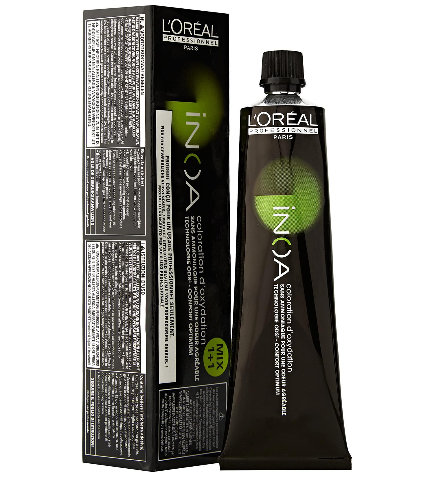 L'Or al Professionnel Inoa Permanent Hair Colour No.6.24 Dark Blonde Iris Copper 60 ml - Buy Online on SooperMarket.com