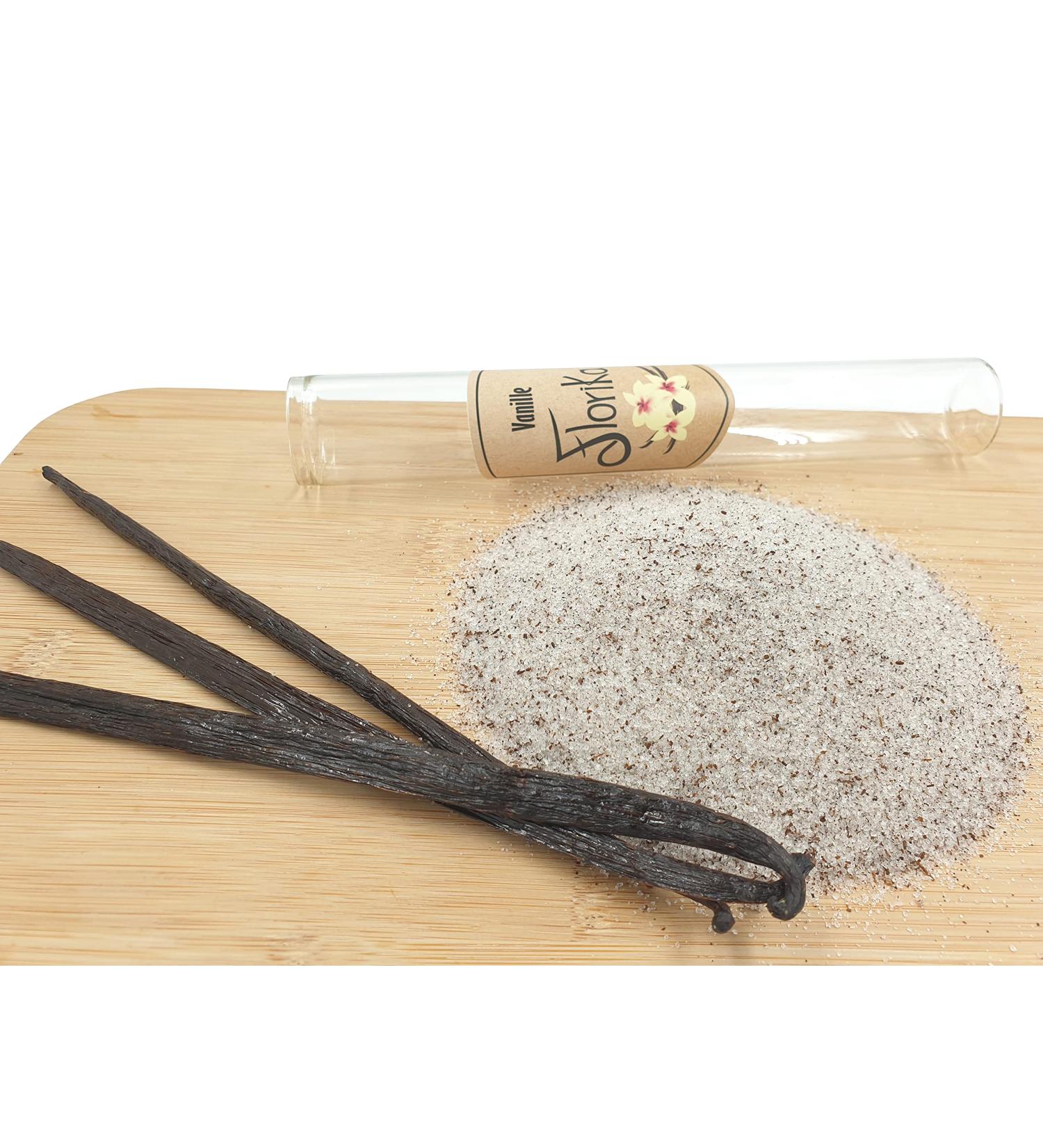 Vanilla sugar Florika Vanilla 100 g with Gourmet quality grounded vanilla bean 100% organic for baking and sweetening - Buy Online on SooperMarket.com