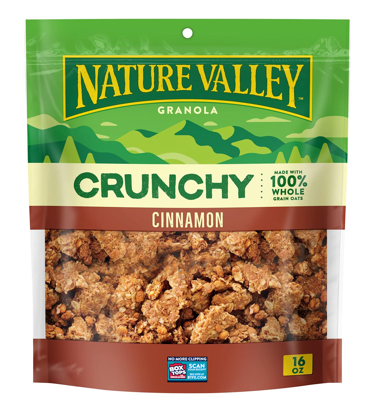 Nature Valley Cinnamon Granola Crunch 16 oz - Healthy Snack & Breakfast Option - Buy Online on SooperMarket.com