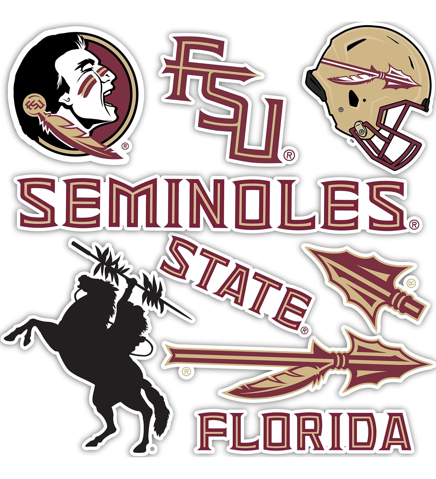 Florida State University Seminoles Vinyl Sticker - Laptop Water Bottle Car Decal - FSU Scrapbook Decal T2 - Buy Online on SooperMarket.com