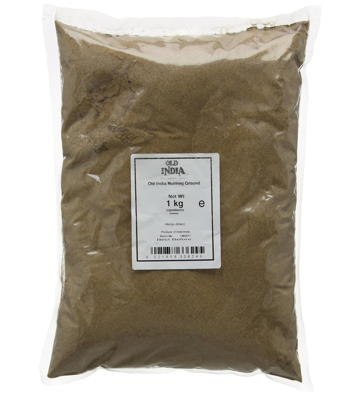 Old India Nutmeg Ground 1kg - Premium Quality Spice for Cooking and Baking - Buy Online on SooperMarket.com