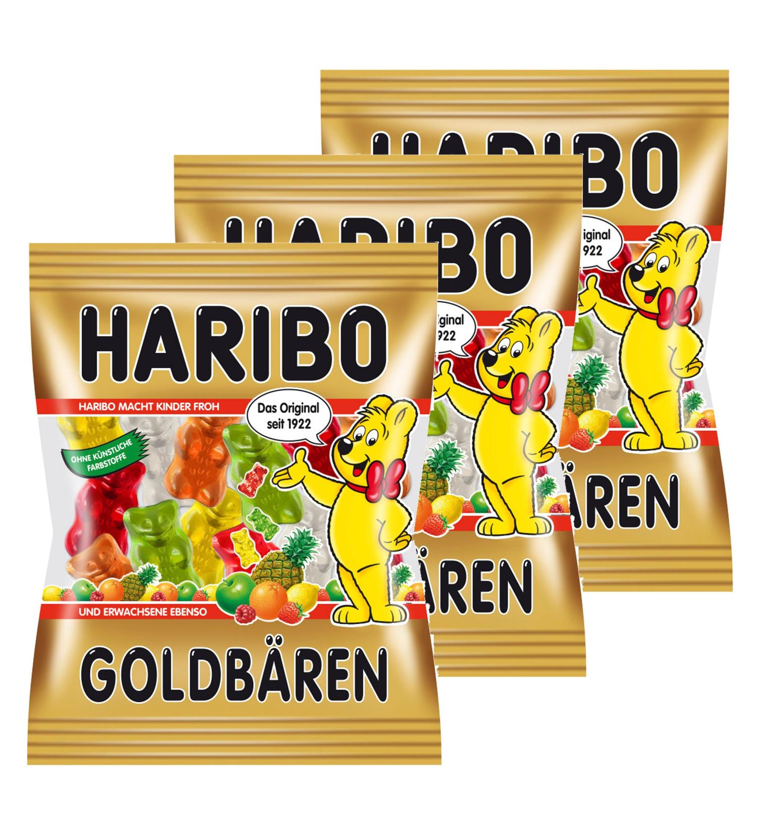Haribo Goldbaren (Gold Bears) Original German - 3 Pack x 200g - Buy Online on SooperMarket.com