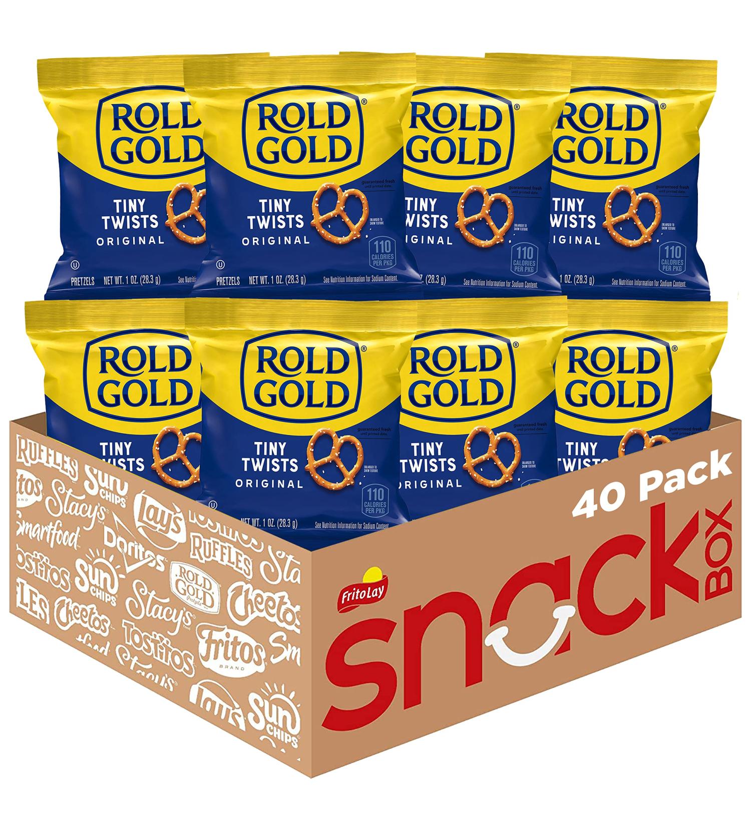 Rold Gold Tiny Twists Pretzels 1 oz (Pack of 40) - Bulk Snack Pack - Buy Online on SooperMarket.com