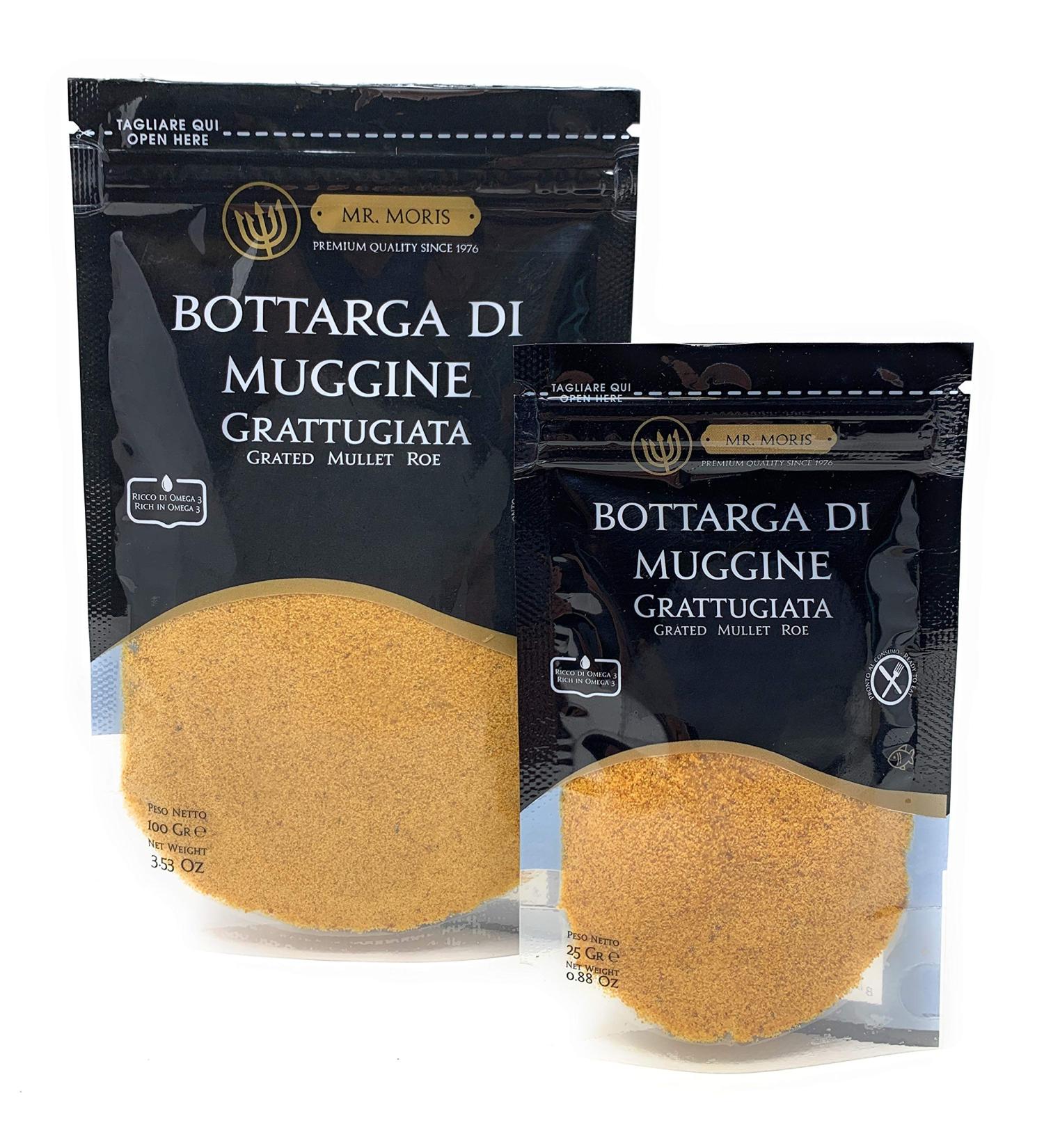 Mr Moris Premium Quality Bottarga Powder (Mullet Powder) 100g - Kosher Certified | International Shipping Available - Buy Online on SooperMarket.com