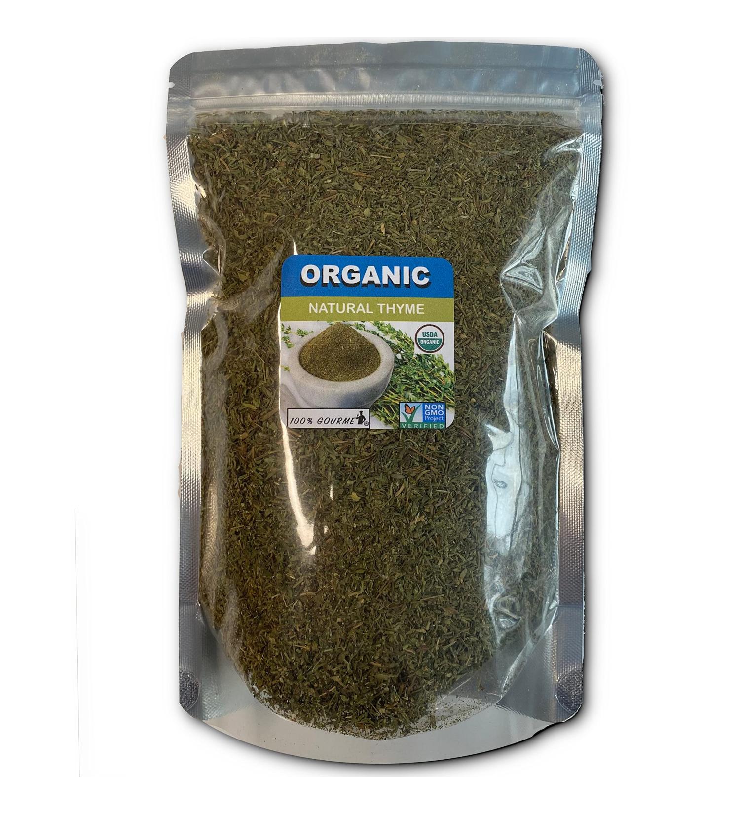 Organic Thyme: 100% Natural Raw Thyme for Healthy Meals and Tea - Non GMO, Gluten-Free with Thymol - No Preservatives or Additives - Perfect Seasoning, Always Fresh - Buy Online on SooperMarket.com