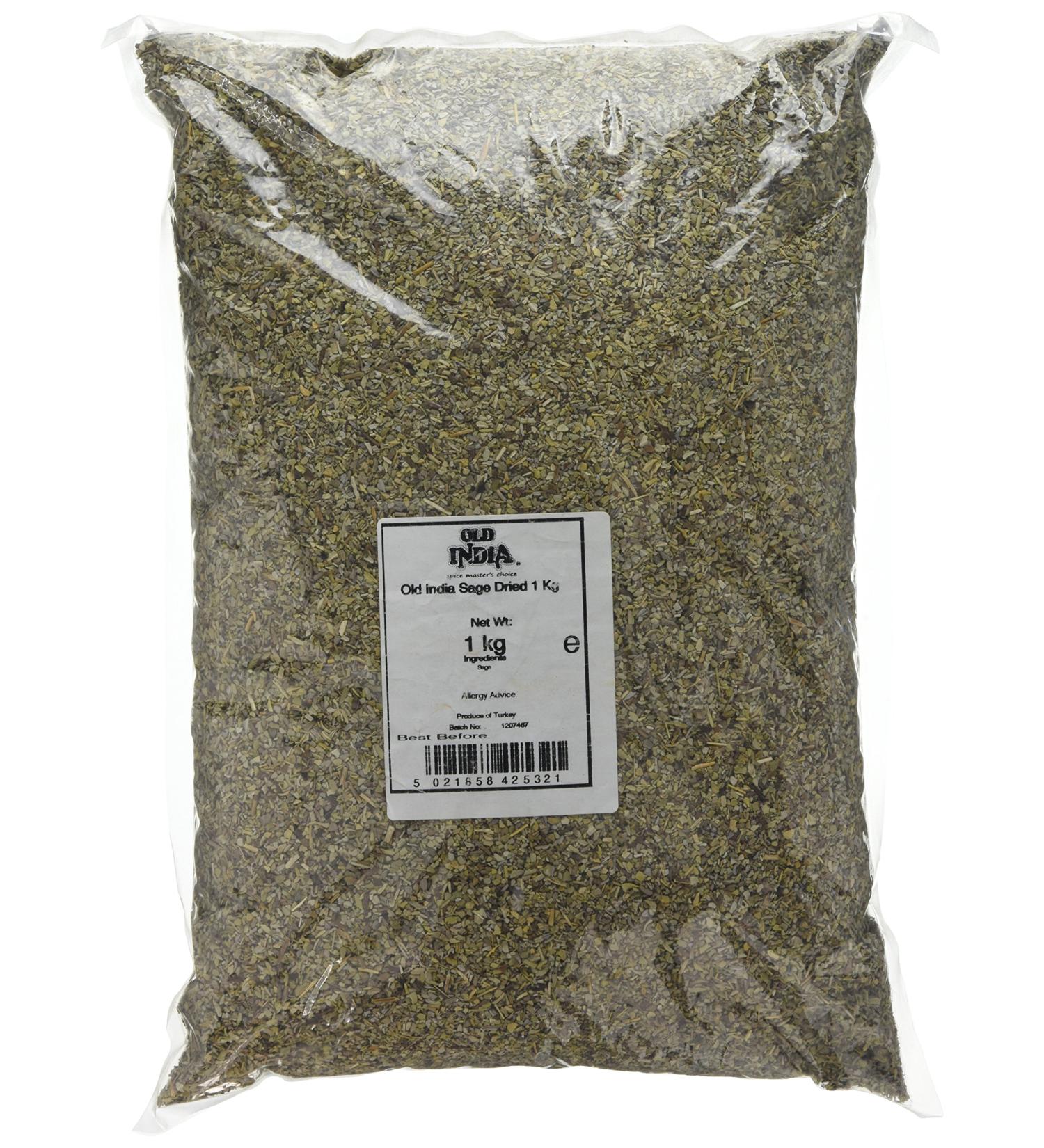 Old India Sage Dried 1 Kg 1 kg (Pack of 1)
