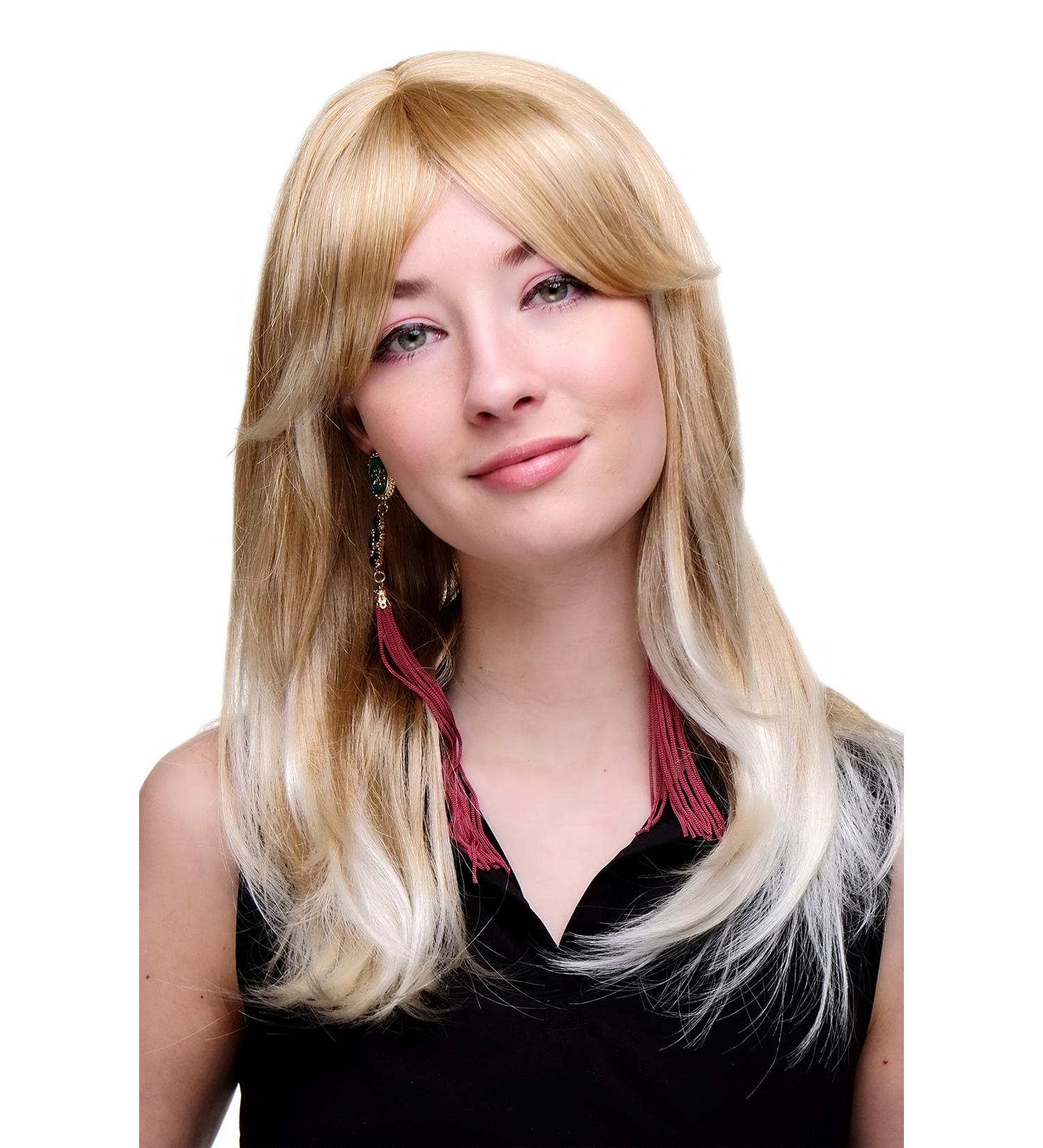 WIG ME UP 3119-27T613 Long Blonde Wig with Wavy Tips - Premium Quality International Shipping - Buy Online on SooperMarket.com