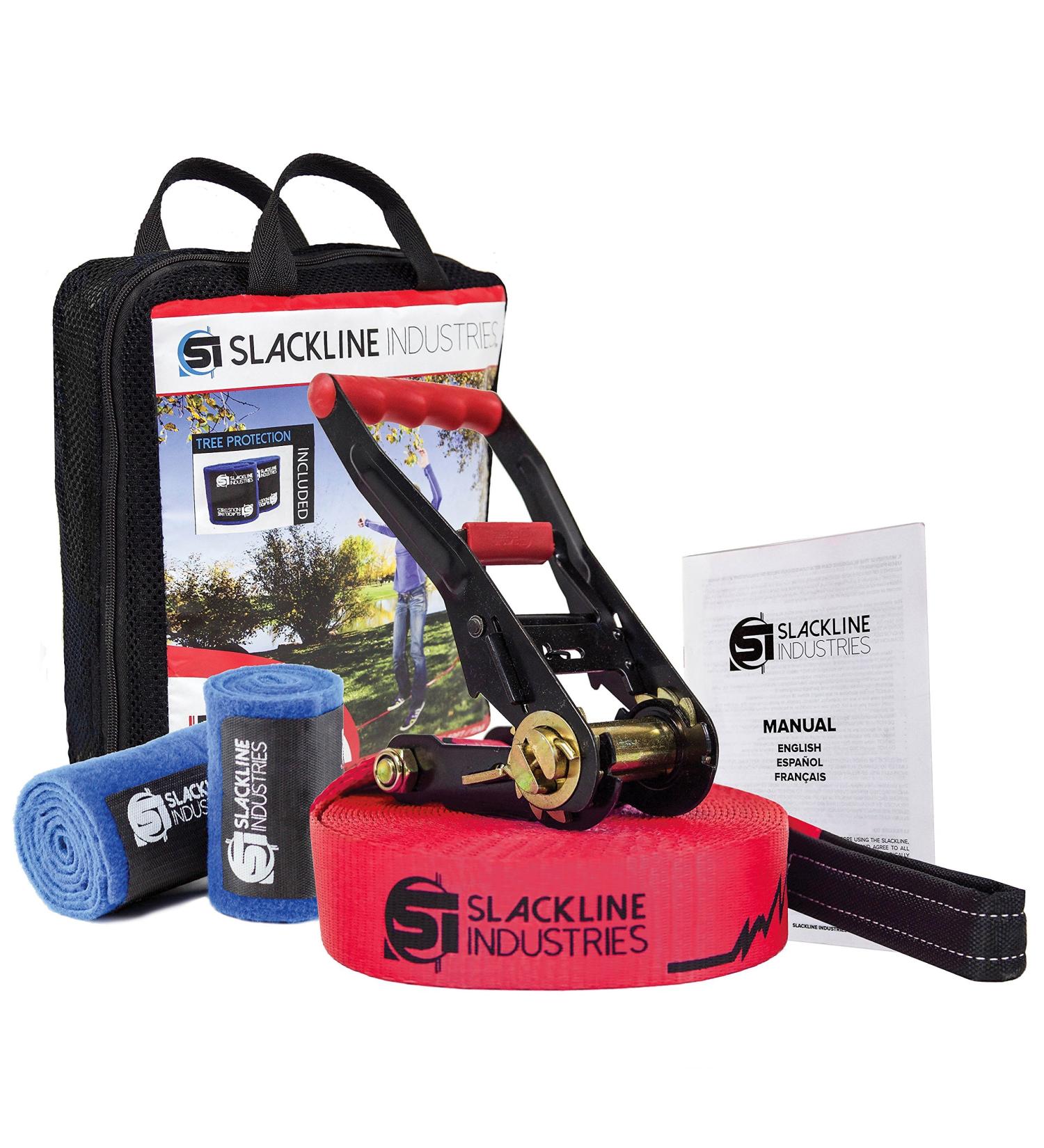 Slackline Industries Base Line 50ft Kit with DVD and Tree Protection - Buy Online on SooperMarket.com