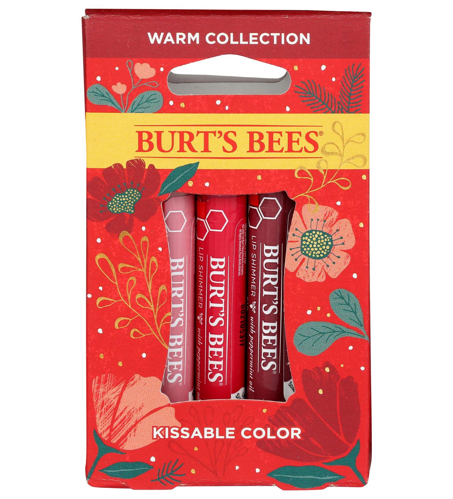 Buy Burt's Bees Warm Kissable Color Gift Set - International Shipping Available | Natural Beauty Gift Set - Buy Online on SooperMarket.com