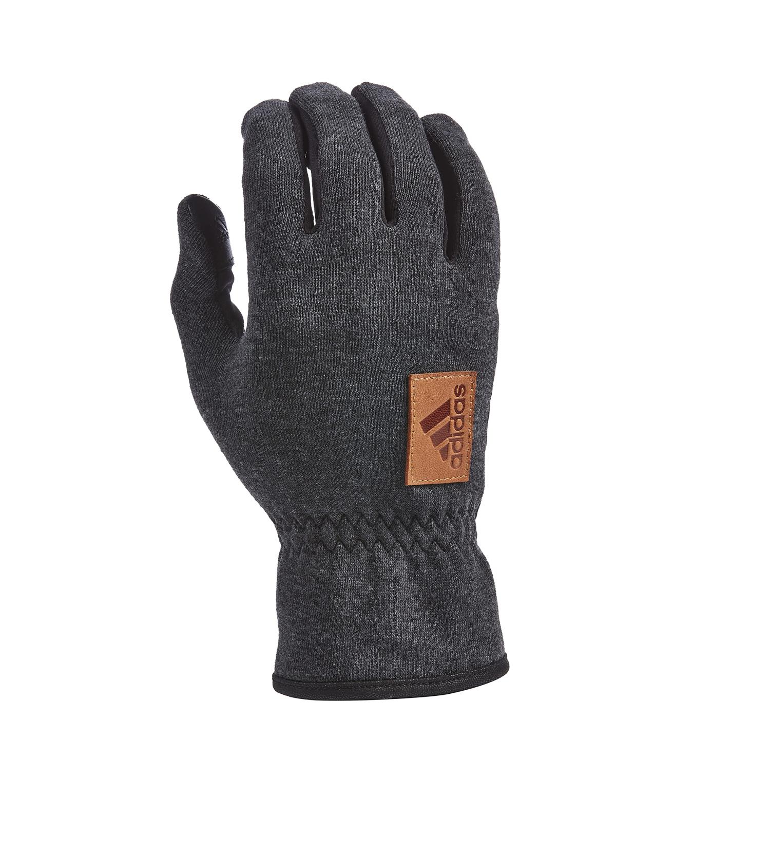 adidas Winter Performance Edge 2.0 Gloves - Multiple Touchscreen Points - Large/X-Large - Heather Gray - Buy Online on SooperMarket.com