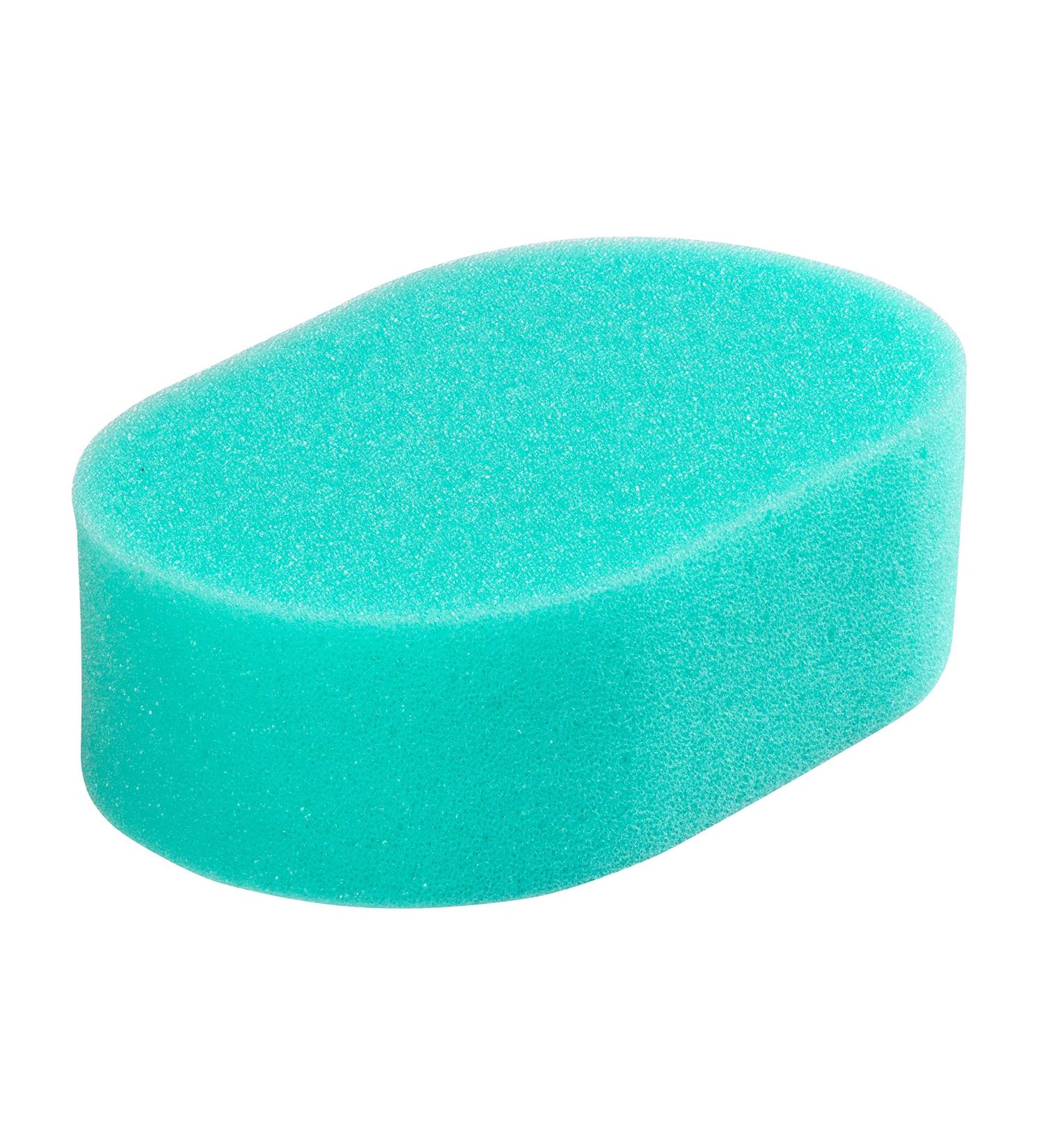 Manicare Luxury Bath Sponge Shower Body Scrubber - Mint | Super Soft & Gentle, Durable Long Lasting Lather | Use with Shower Gel | All Over Wash - Buy Online on SooperMarket.com