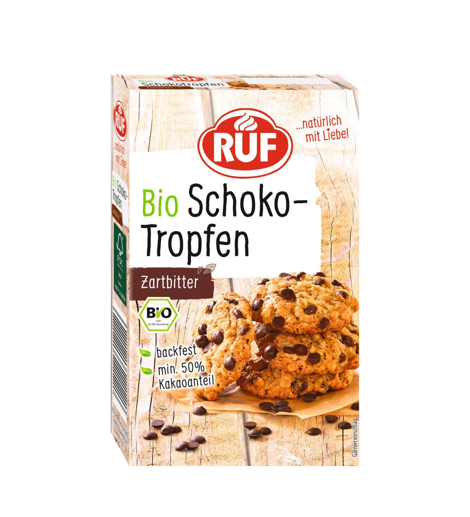 Organic Chocolate Drops - 50% Cocoa Gluten-Free & Vegan Baking Ingredients - Buy Online on SooperMarket.com