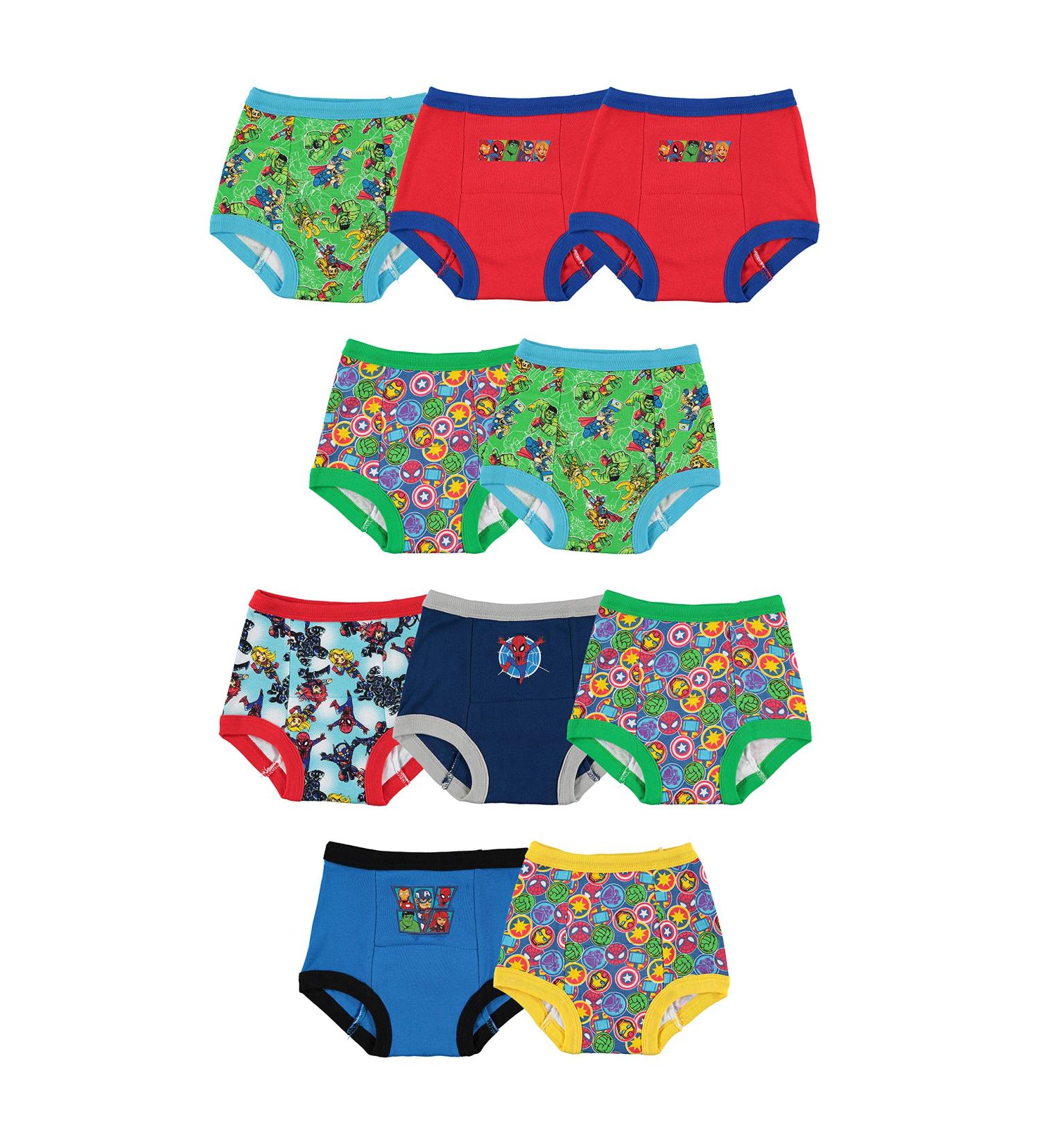 Marvel Baby Hero 10-Pack Toddler Boys Underwear Set - Size 4T - Buy Online on SooperMarket.com