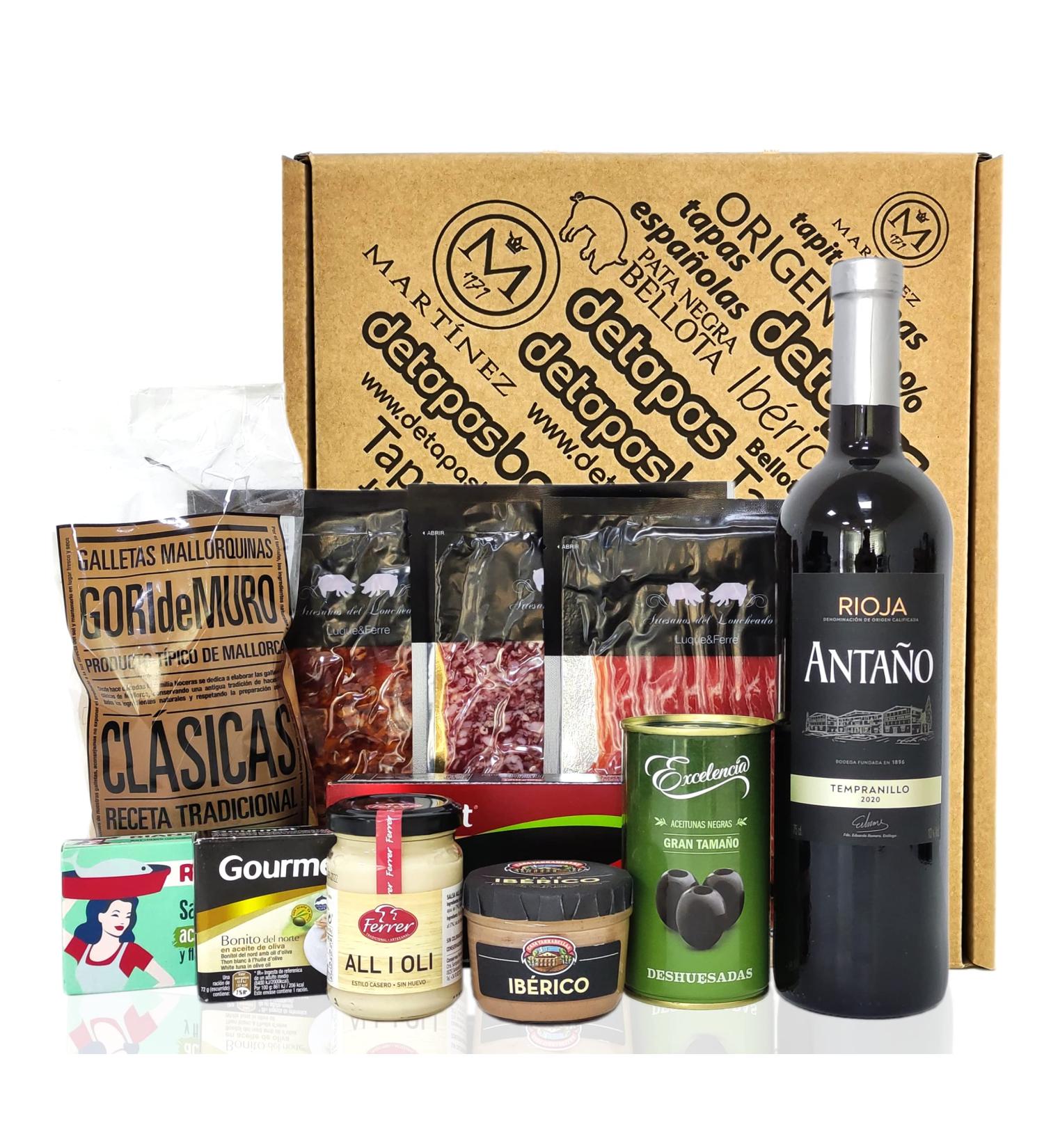 Gift Box - A Spanish Tapas Evening for Two | Gourmet Gift Idea for Friends & Food Lovers - Buy Online on SooperMarket.com