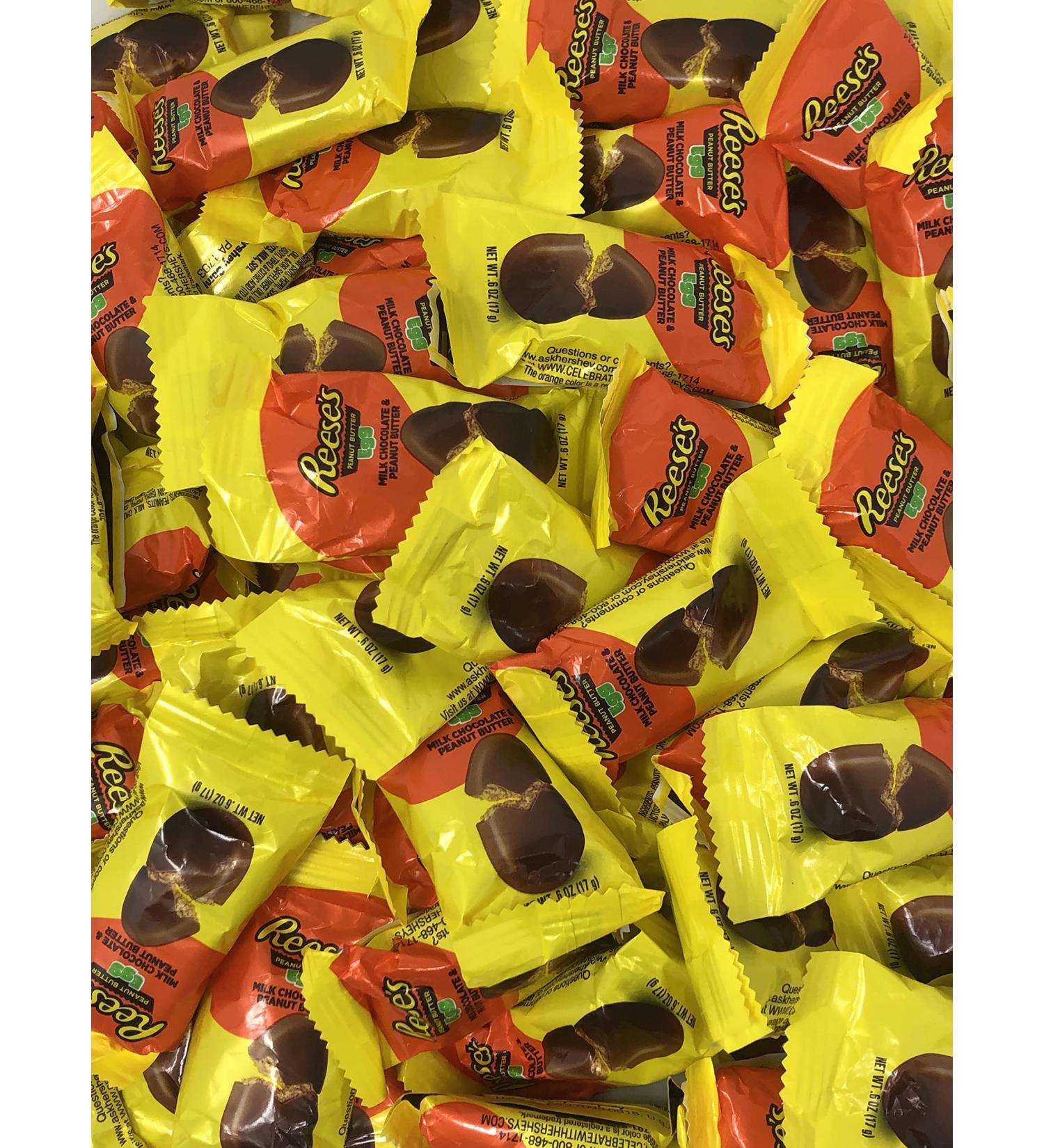Reese's Peanut Butter Cup Eggs Bulk Easter Candy, Snack Size .6 Ounce Egg Hunt Candy and Easter Basket Stuffers, Individually Wrapped (Pack of 4 Pounds) Peanut Butter 4 Pound (Pack of 1)