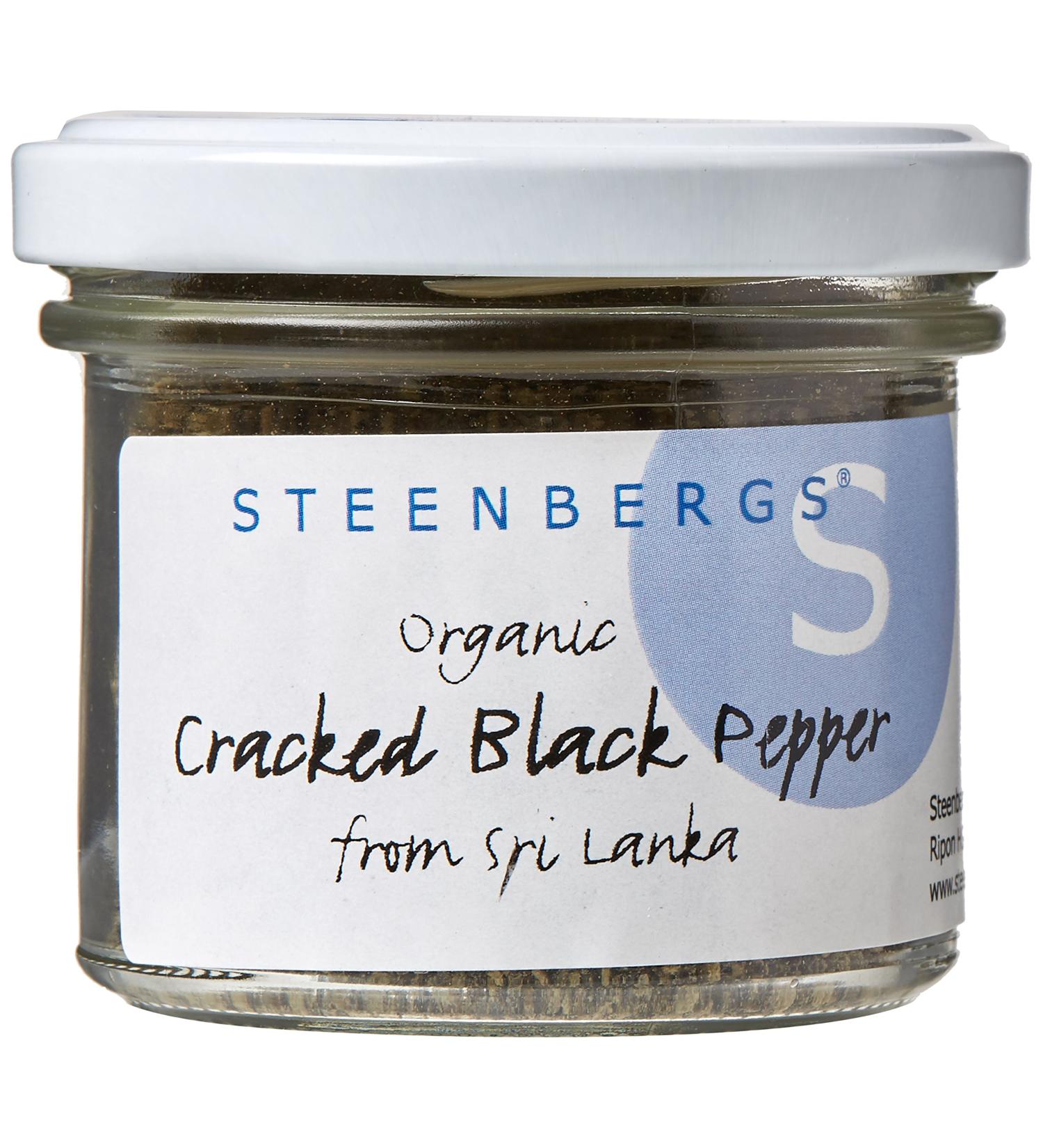 Steenbergs Organic Cracked Black Pepper Standard 47g 1 - Buy Online on SooperMarket.com