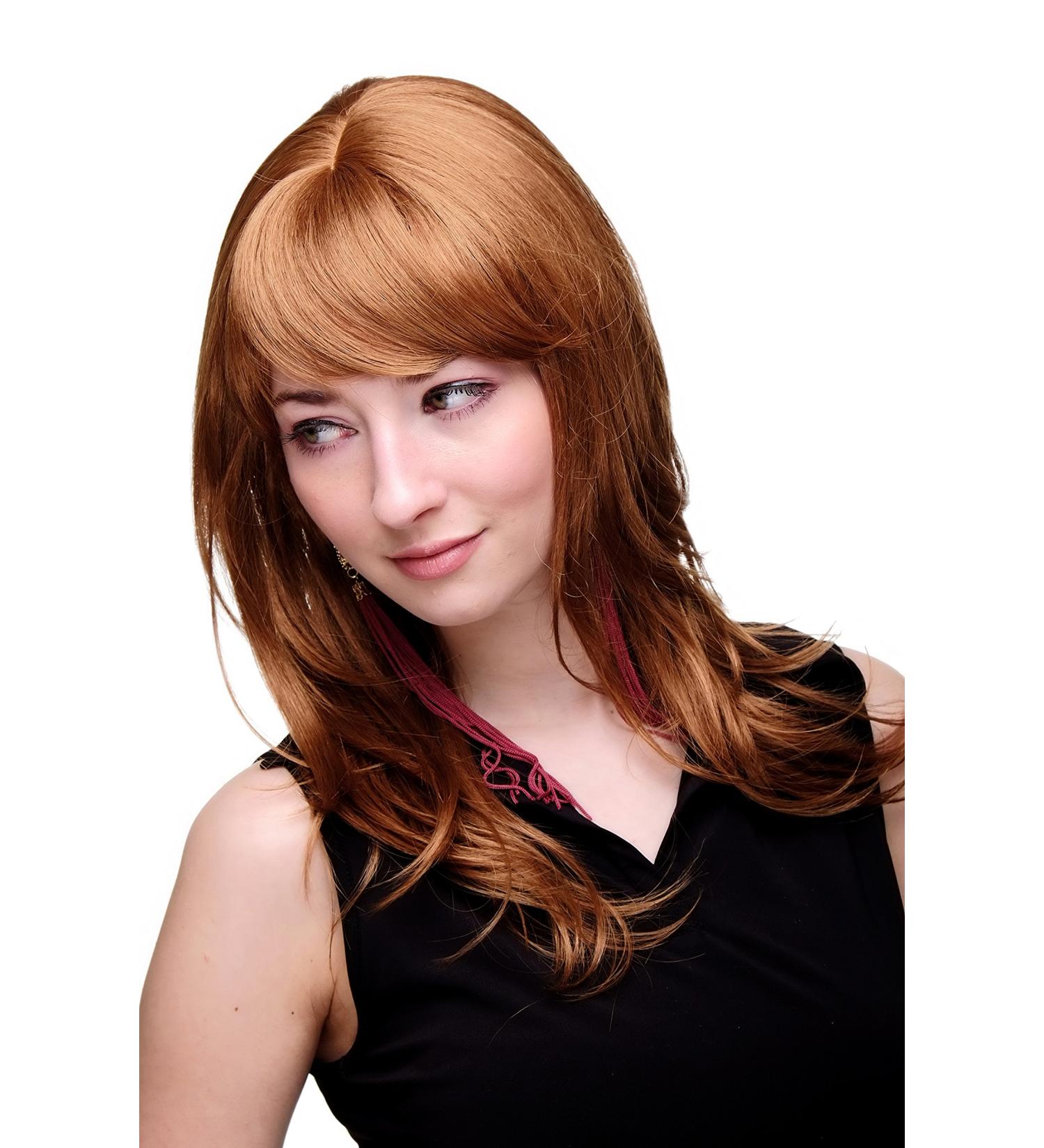 WIG ME UP 4038-27C Dark Blonde & Red Long Wavy Wig - Medium Blonde Hair Tips | International Shipping Available - Buy Online on SooperMarket.com