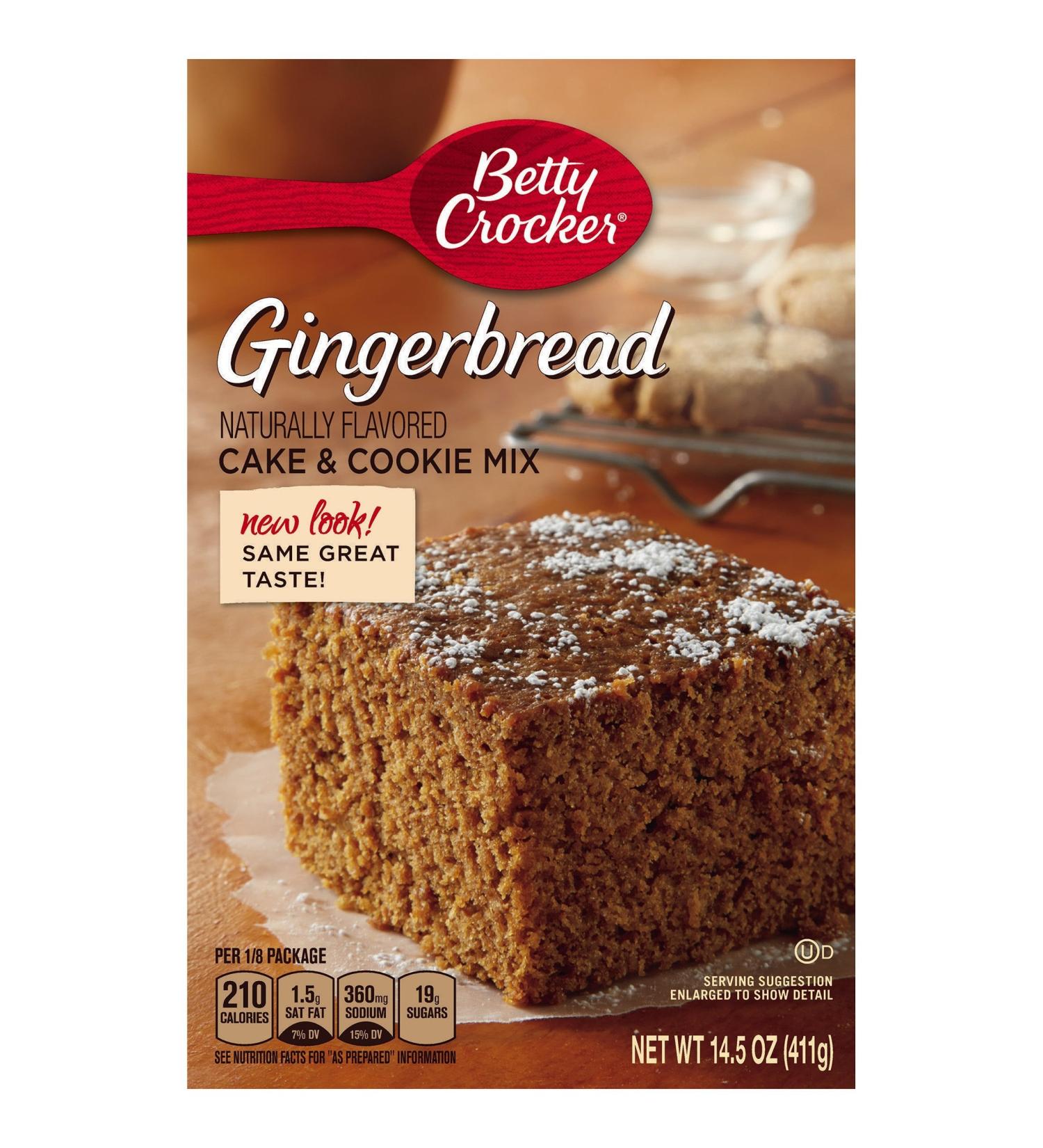 Betty Crocker Gingerbread Cake & Cookie Mix 14.5oz (Pack of 3) - Delicious Holiday Baking Kit - Buy Online on SooperMarket.com