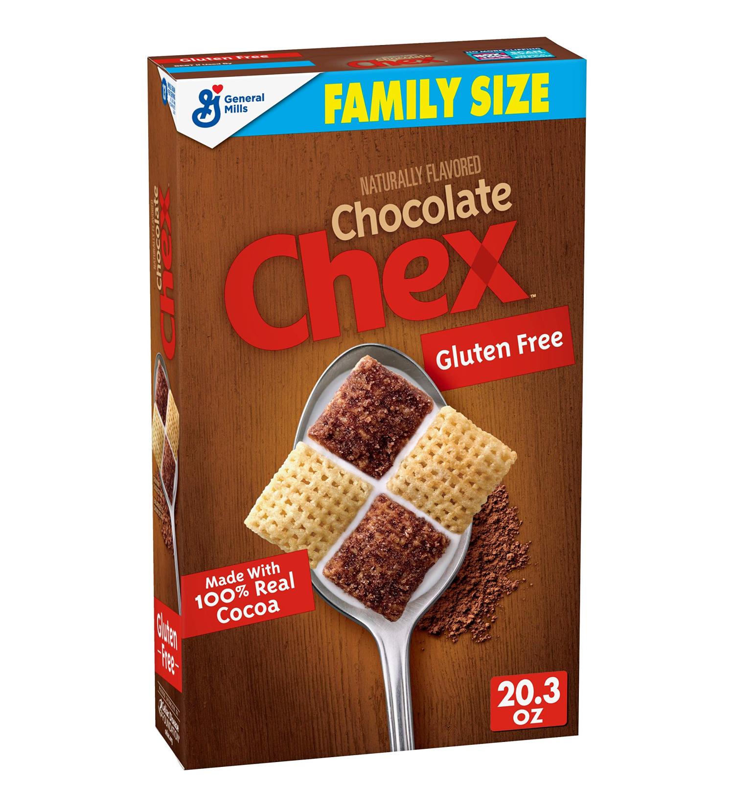 Chex Chocolate Gluten Free Breakfast Cereal 20.3 oz - Pack of 1 - Buy Online on SooperMarket.com