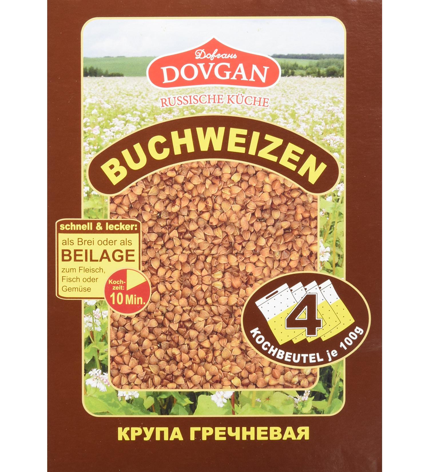 Dovgan Buckwheat in Cooking Bag - Pack of 5 (5 x 400g) | Premium Gluten-Free Grain for Healthy Meals - International Shipping Available - Buy Online on SooperMarket.com