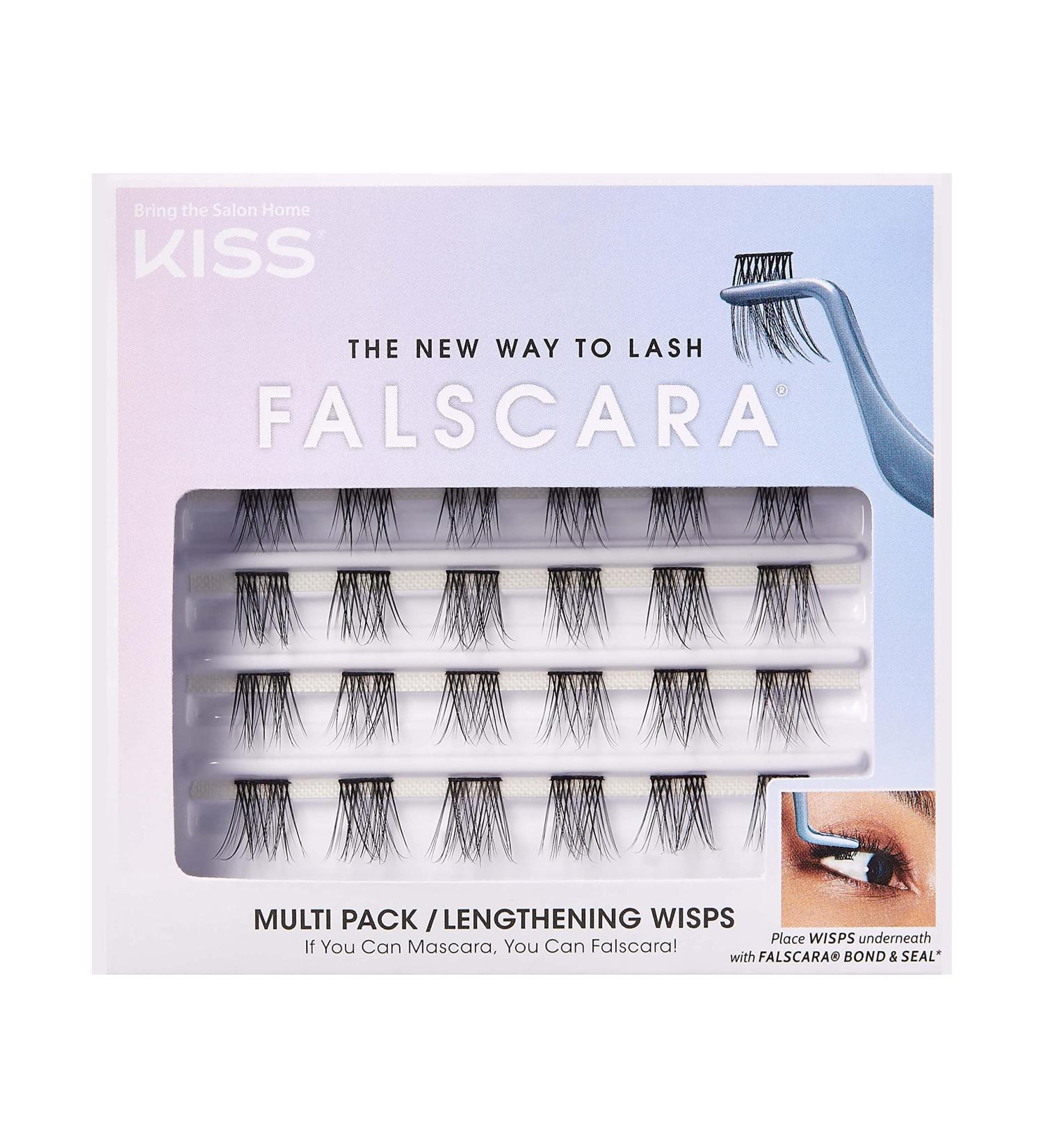 KISS Falscara DIY Eyelash Extensions - Featherlight Synthetic Reusable Lashes (Multi 01) - Buy Online on SooperMarket.com