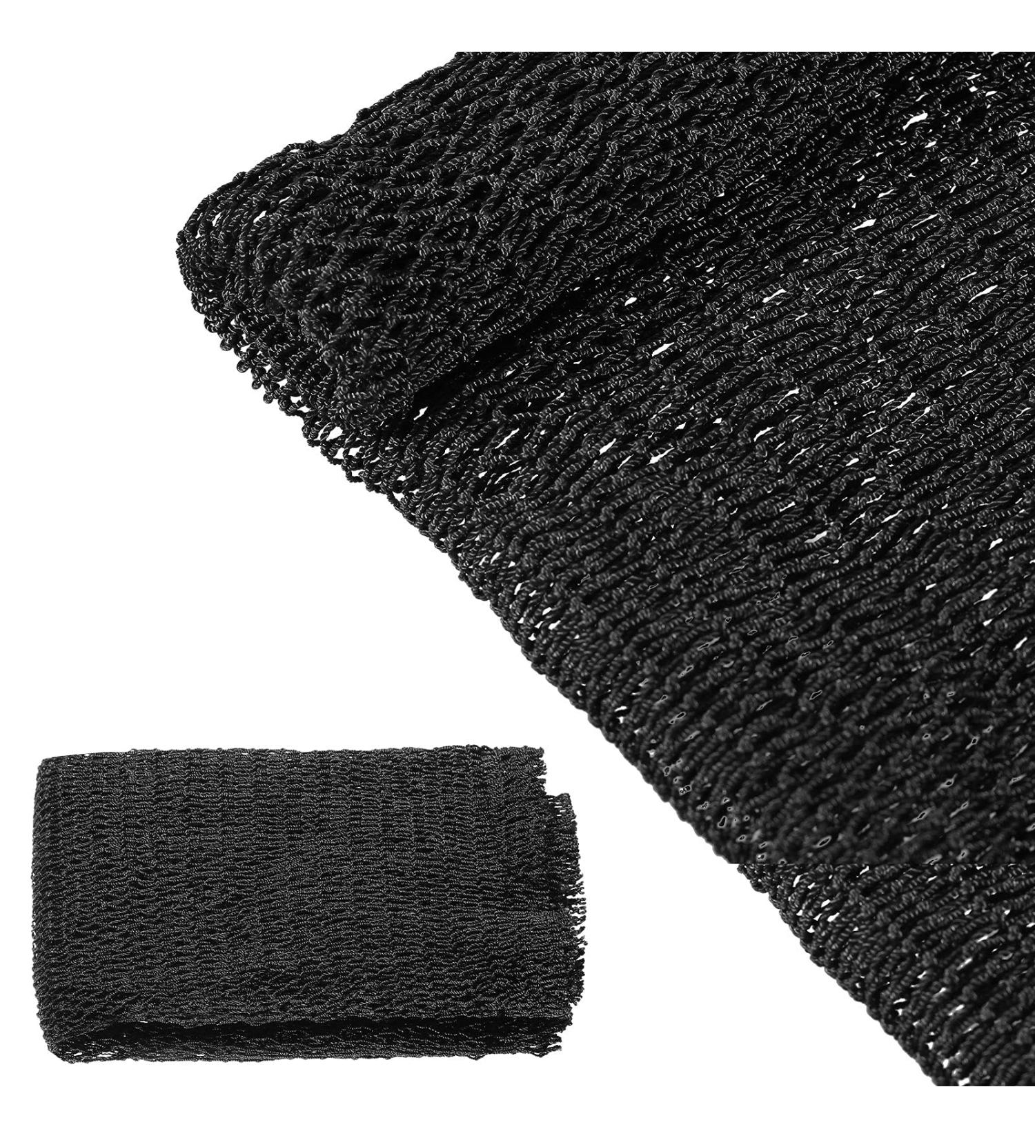 African Long Bathing Net Sponge - Skin-Smoothing Body Scrubber for Daily Use (Black) - Buy Online on SooperMarket.com