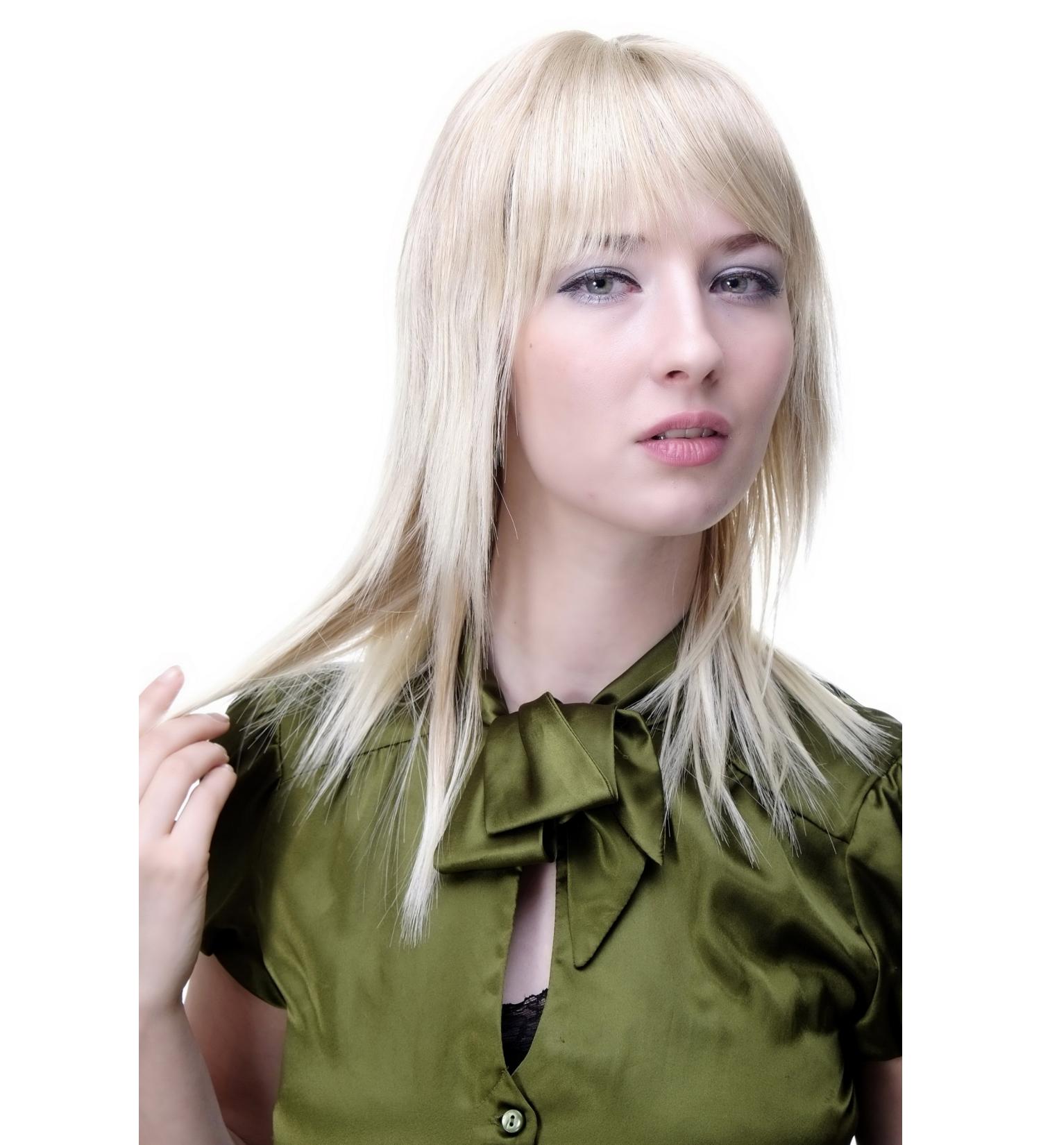 WIG ME UP 6078-27T613 Medium Length Blonde Mix Wig with Bangs - Stylish Straight Hair for All Occasions - Buy Online on SooperMarket.com