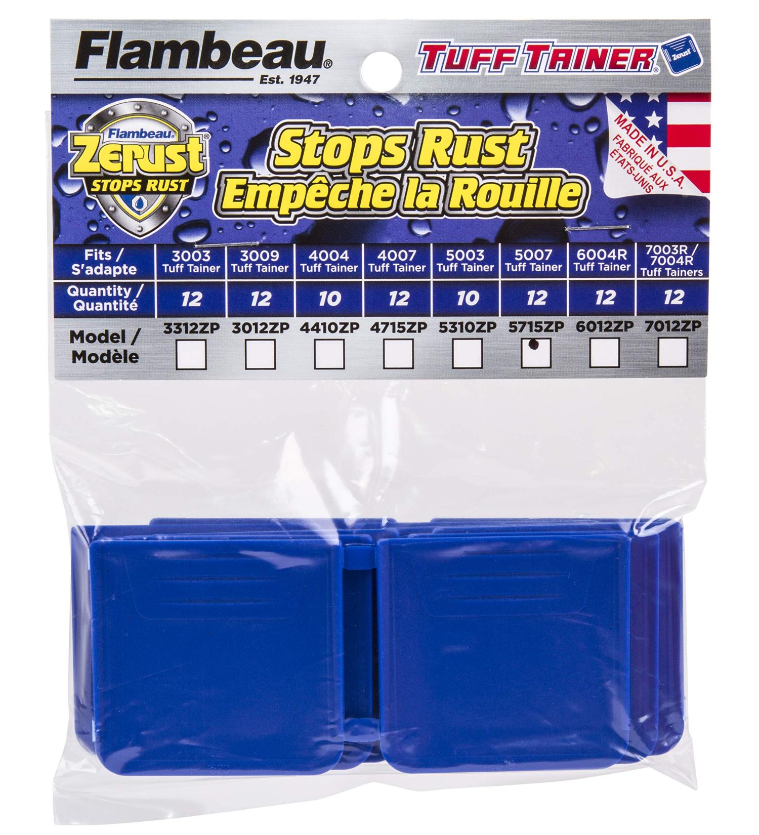 Flambeau Outdoors 5715ZP Tuff Tainer Zerust Replacement Dividers, Fits 5007s, Dry Box Accessories, 12 Pack