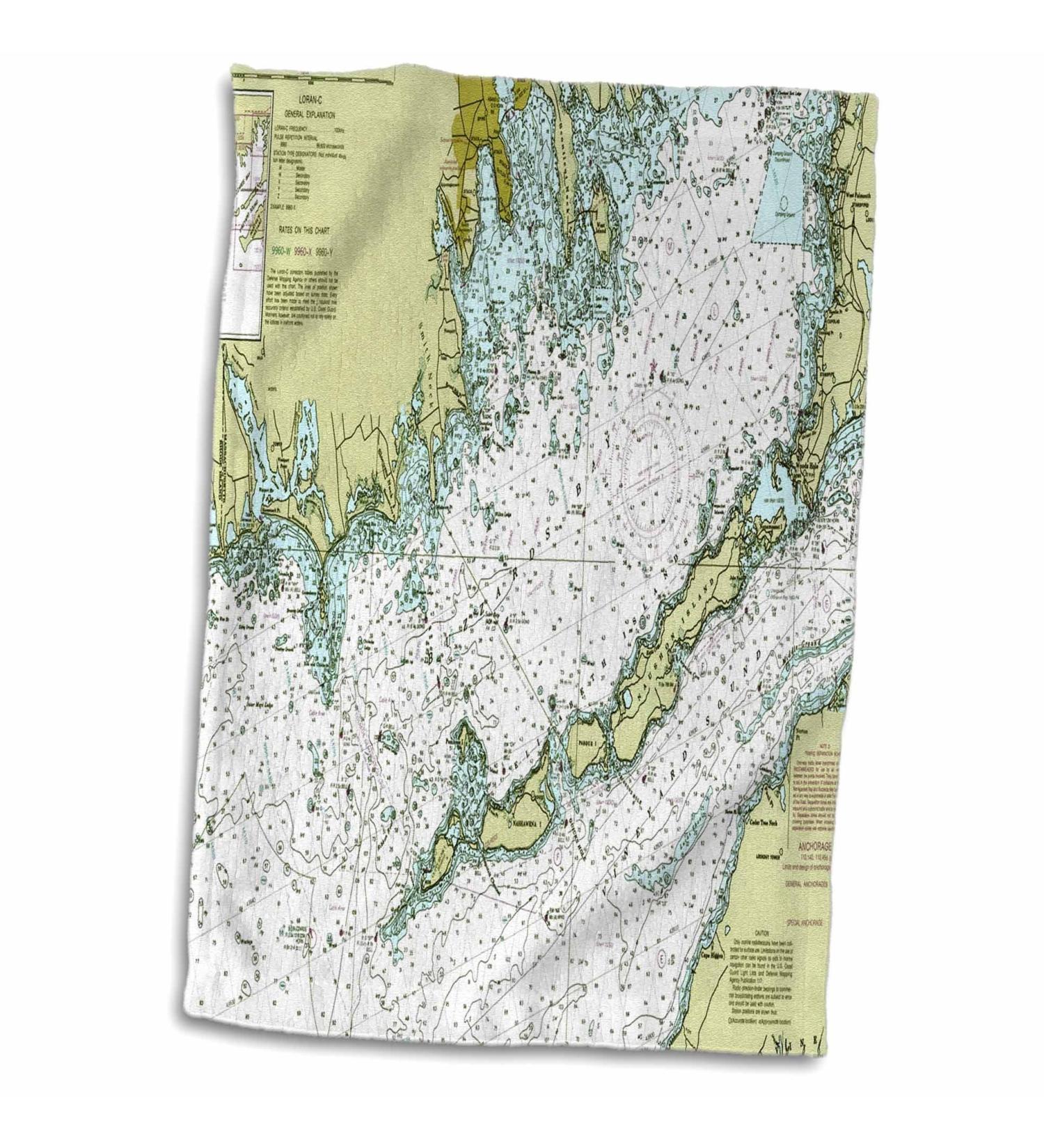 Buzzards Bay Massachusetts 3D Rose Print Towel - 15 x 22 - Multicolor - Buy Online on SooperMarket.com