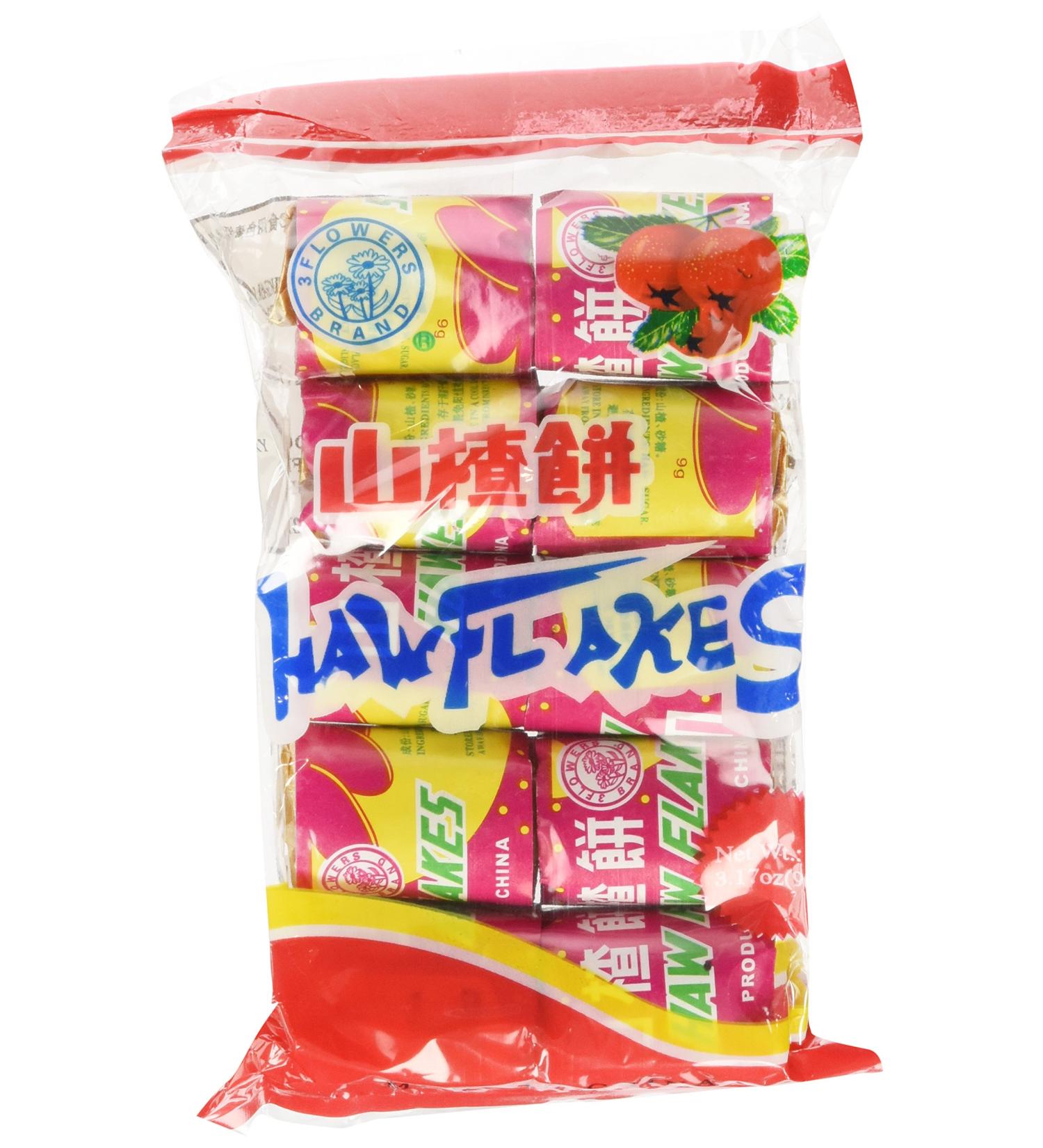 Haw Flakes 3.18 Oz / 90 G (Pack of 3) - Delicious Fruit Snack - 3.18 Ounce (Pack of 3) - Buy Now! - Buy Online on SooperMarket.com