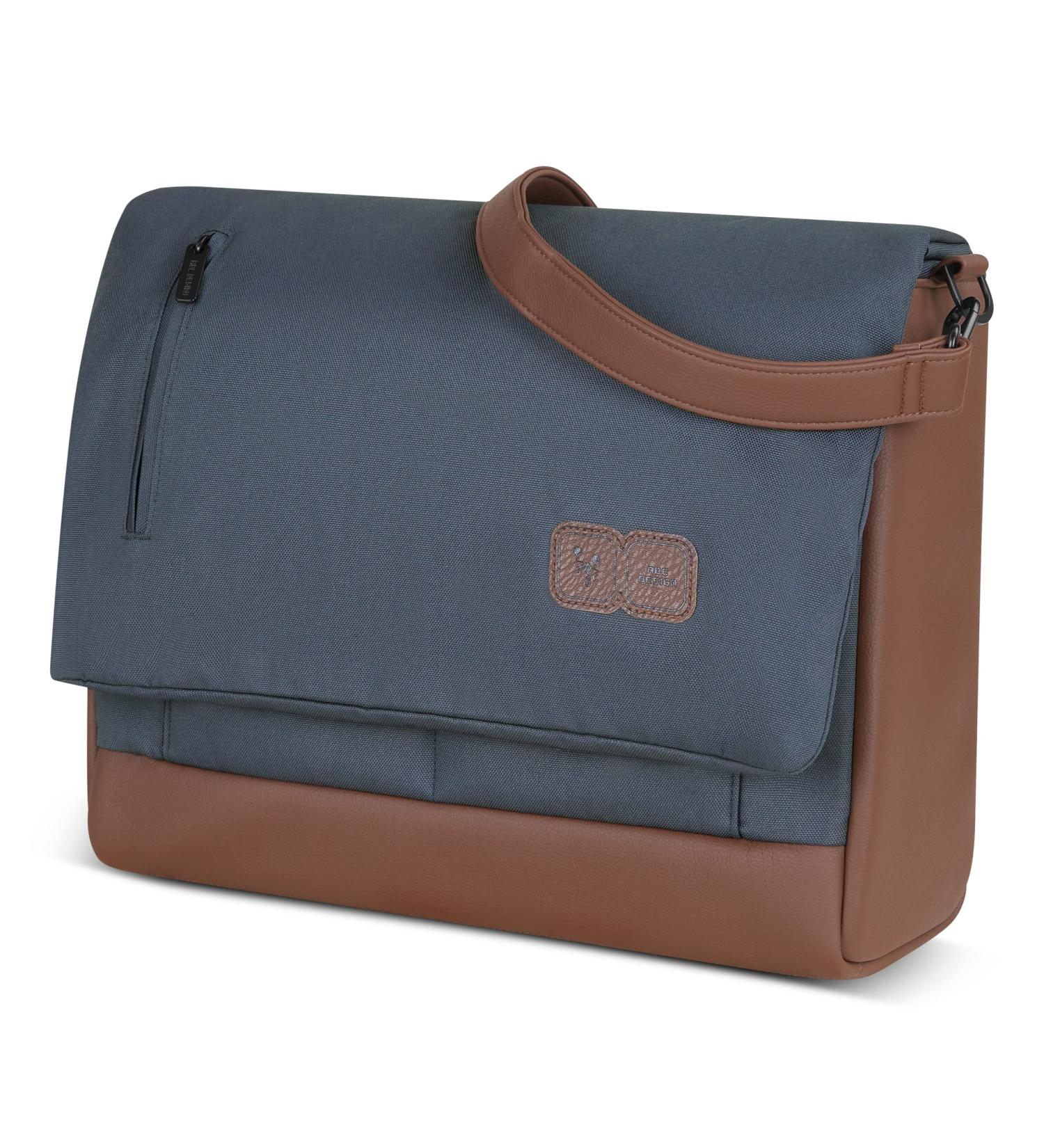 ABC Design Urban Diaper Bag - Stylish Crossbody Messenger with Baby Accessories Large Compartment & Wide Shoulder Strap - Durable Polyester in Lake Color - Buy Online on SooperMarket.com