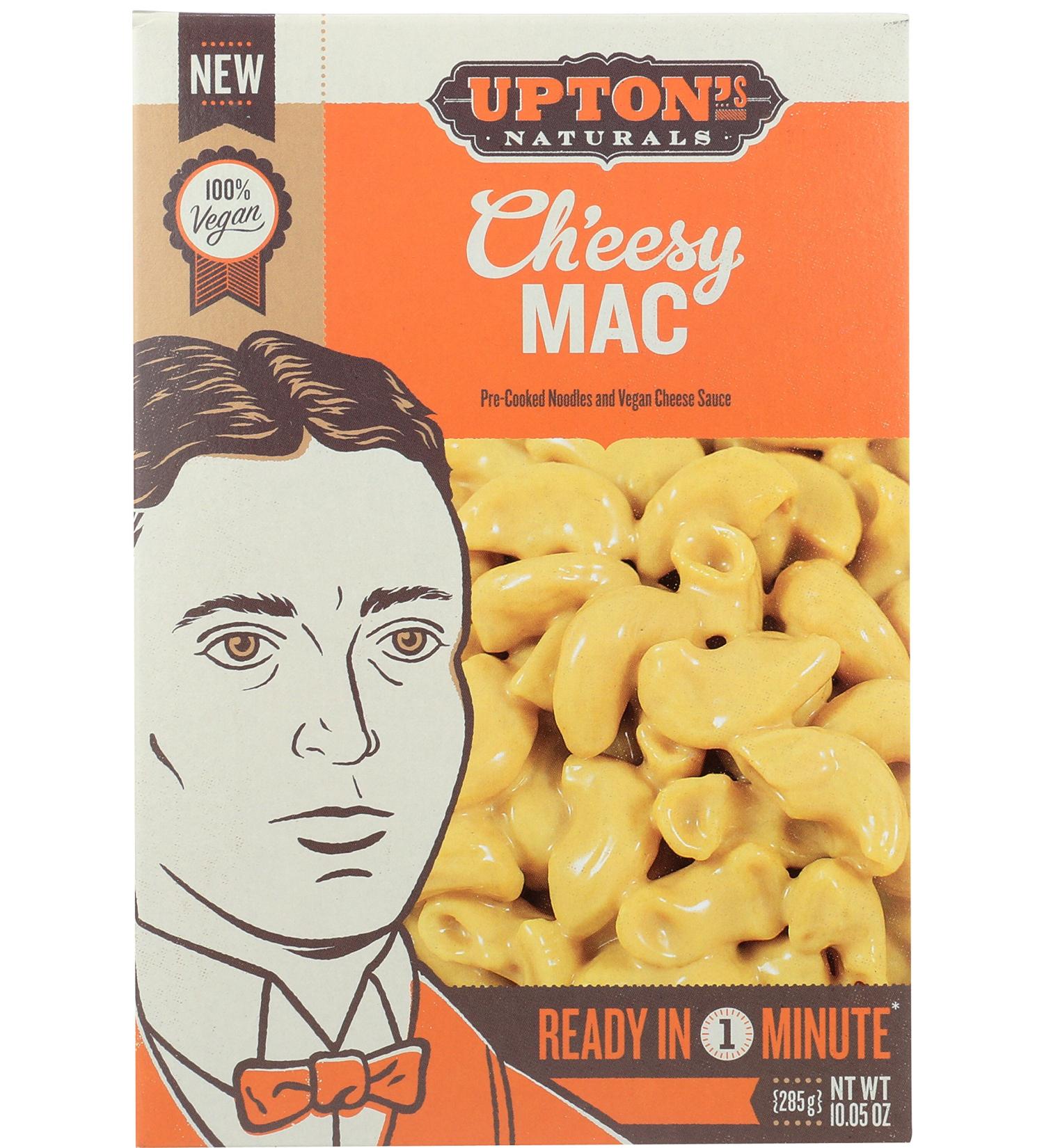 Upton's Naturals Cheesy Mac - 10.05 oz Boxes (Pack of 6) | Vegan, Gluten-Free Comfort Food - Buy Online on SooperMarket.com