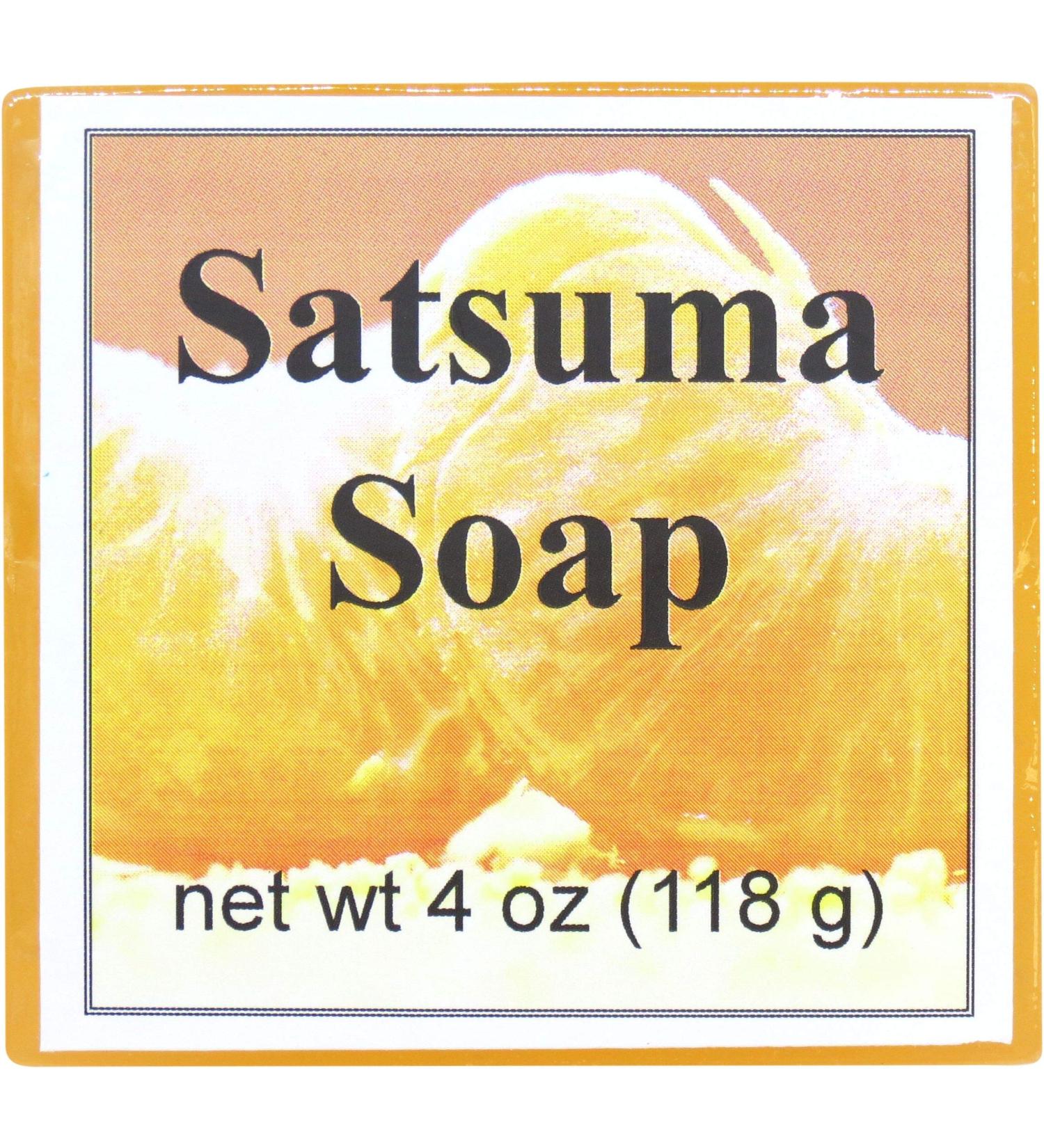 Satsuma Glycerin Soap - Eclectic Lady 4 oz Bar | Natural & Moisturizing Soap for All Skin Types - International Shipping Available - Buy Online on SooperMarket.com