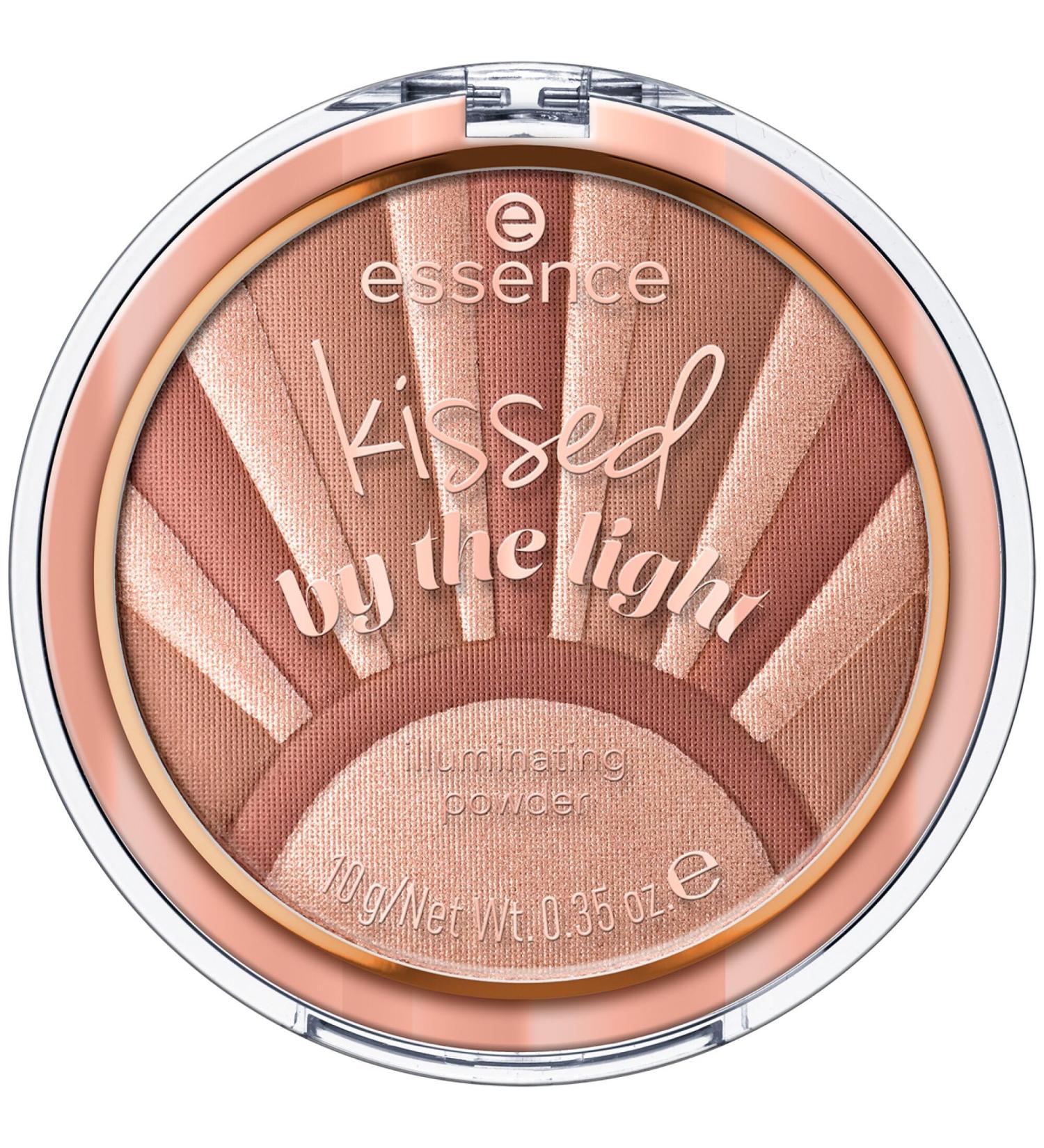 Essence Kissed by the Light Illuminating Powder No. 02 - Brown Radiant Vegan & Oil-Free Highlighter (10g) | Perfume-Free & Alcohol-Free - Buy Online on SooperMarket.com