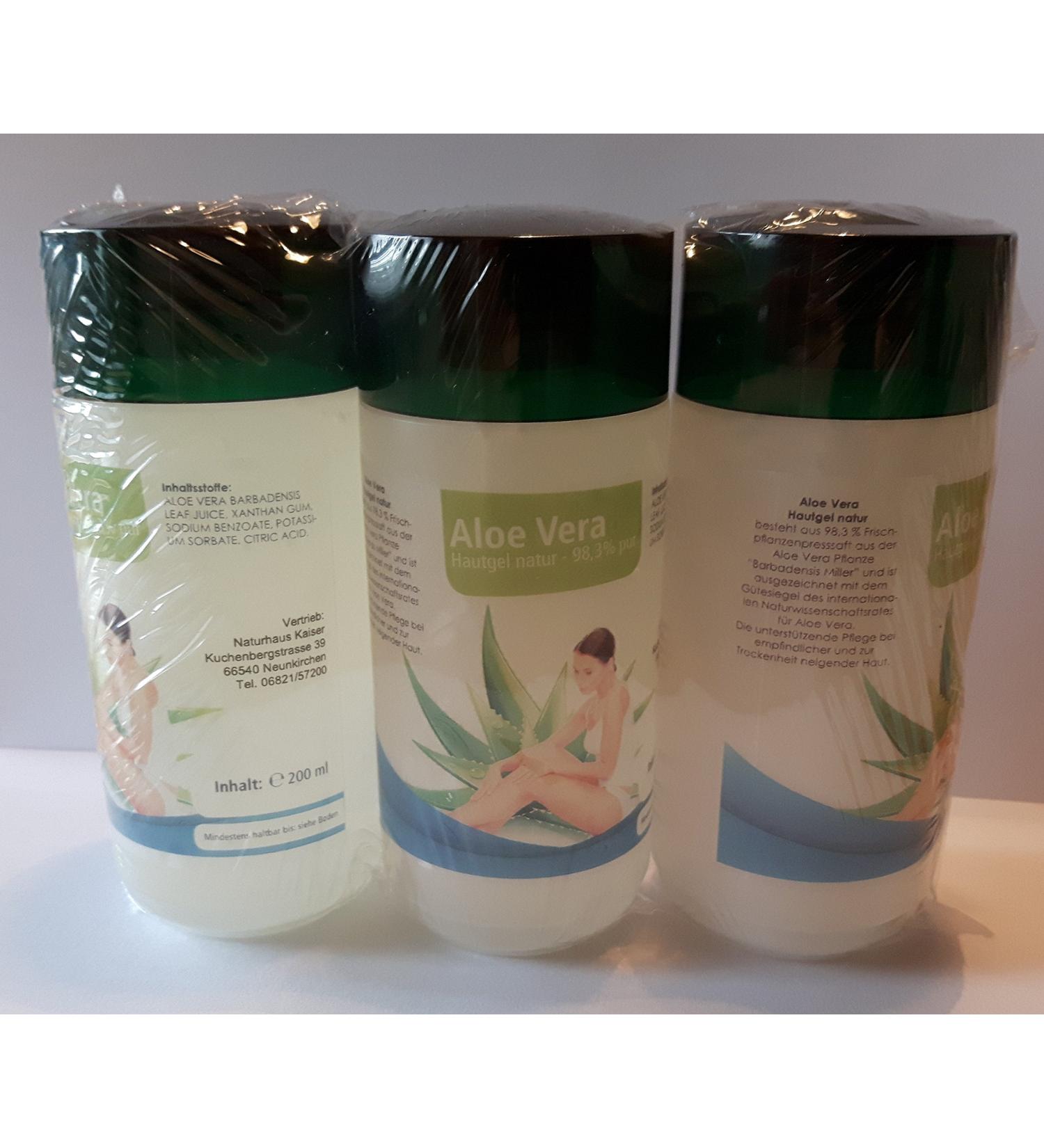 Medicura Aloe Vera Skin Gel 98.3% 3 x 200 ml Economy Pack