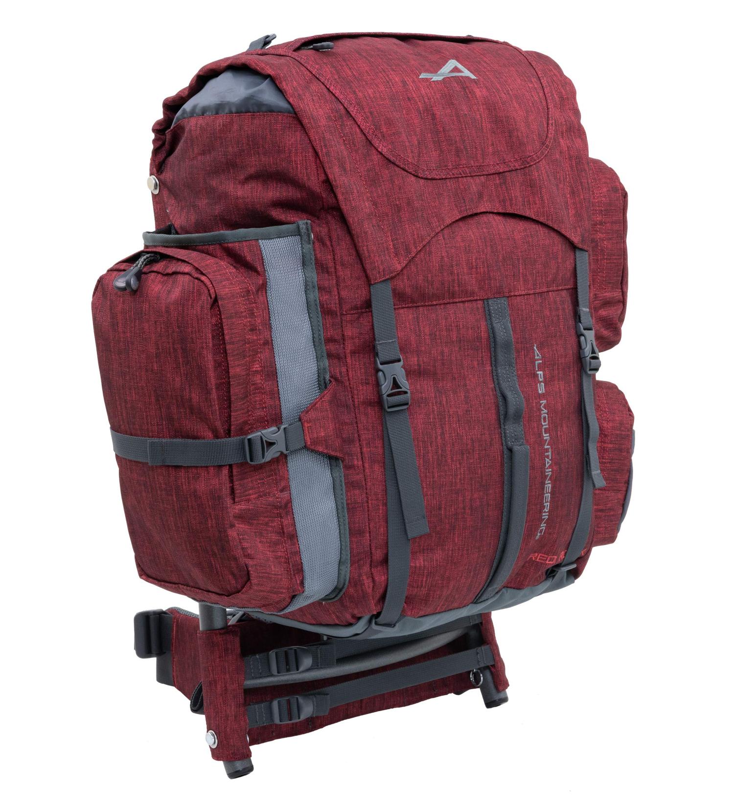 ALPS Mountaineering Rock 34L Backpack - Heather Red/Gray | 34 Liters - Buy Online on SooperMarket.com