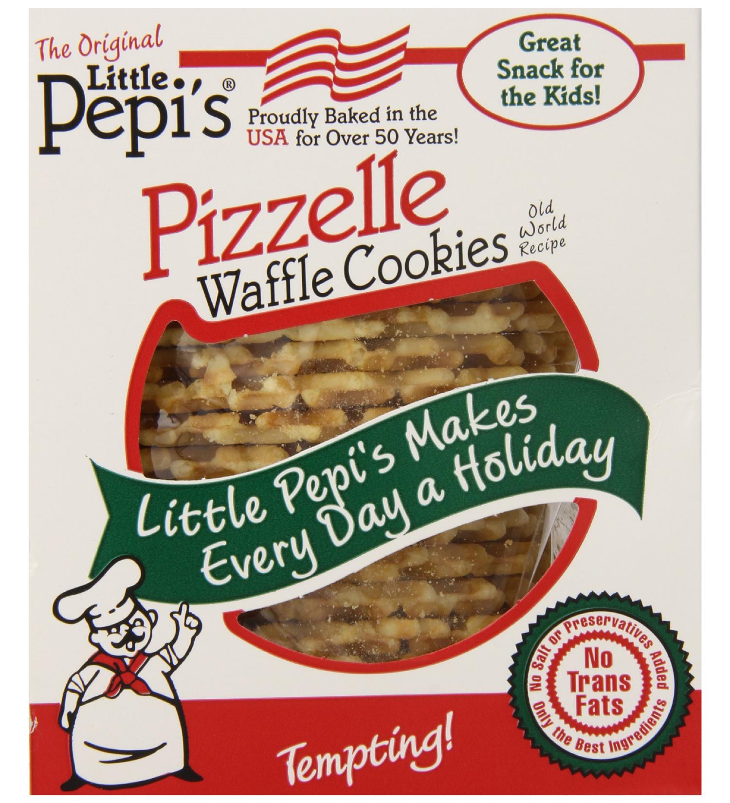 Pepi's Pizzelles Lemon - 7 Ounce (Pack of 1) - Natural & Artificial Flavors - Buy Online on SooperMarket.com