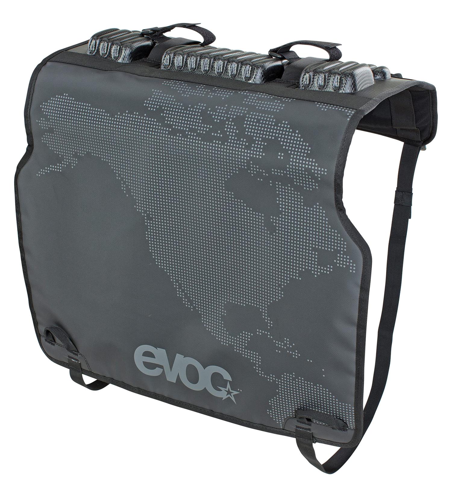 Evoc Tailgate Pad Duo - Secure Bicycle Transport for Pickup Trucks | Protects Your Bikes & Vehicle | Available in Olive & Black - Buy Online on SooperMarket.com