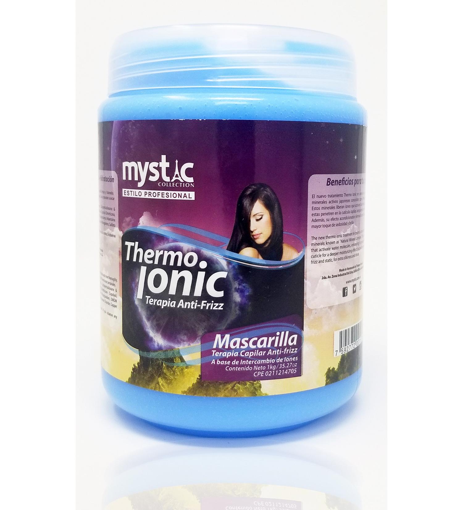 Thermo Group Mystic Ionic Anti Frizz Hair Treatment Mask 35.27 Oz - Smooth & Silky Hair, Reduces Tangles, Enhances Curls - Buy Online on SooperMarket.com