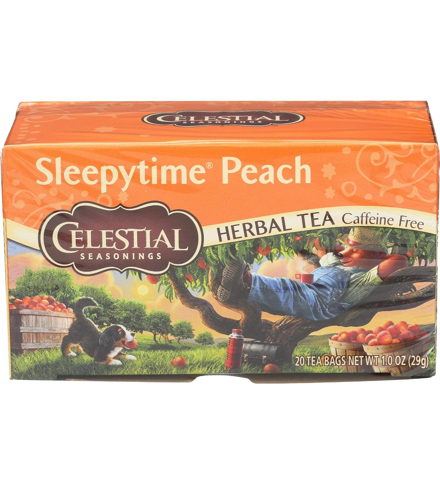 Celestial Seasonings Sleepytime Peach Tea - 20 Bags - Buy Online on SooperMarket.com