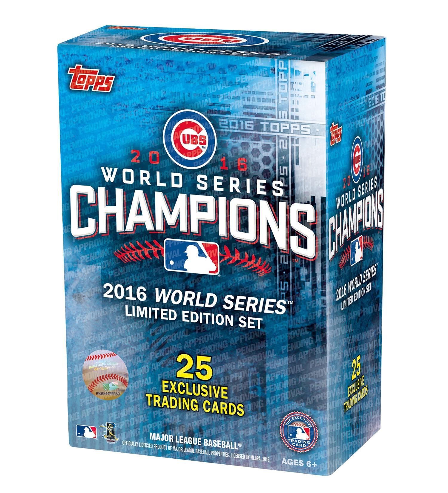 Topps 2016 Chicago Cubs Baseball World Series Champions Set MLB Box