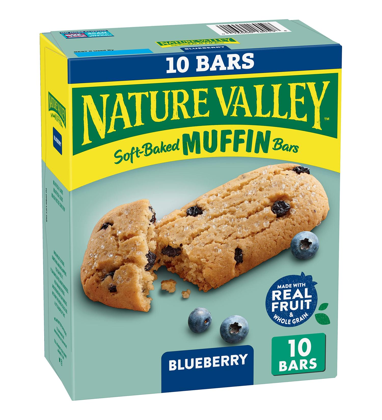 Nature Valley Soft-Baked Muffin Bars Blueberry  12.4 oz  10 ct (Pack of 3) - Buy Online on SooperMarket.com