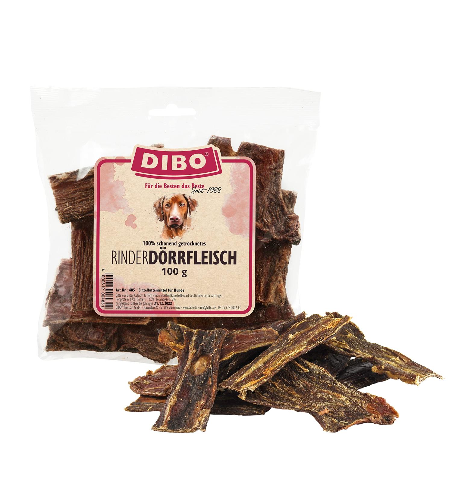 DIBO Dried Meat 100g - Premium Quality Treats for Dogs | International Shipping Available - Buy Online on SooperMarket.com