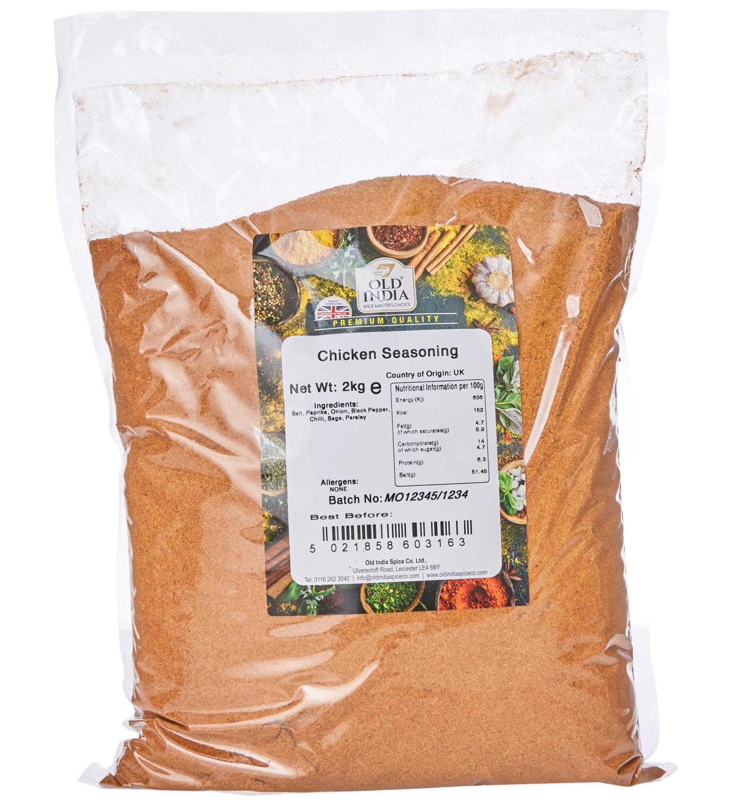Old India Chicken Seasoning 2kg - Authentic Blend for Flavorful Chicken Dishes | Pack of 1 - Buy Online on SooperMarket.com