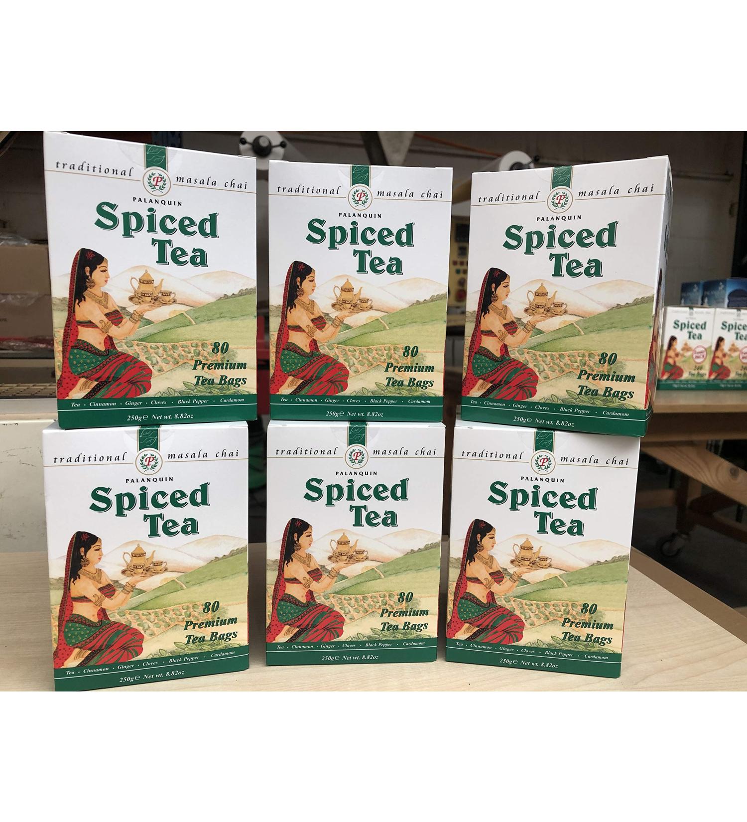 Grehge d Tea -Masala chai- of 80 Tea Bags (6 Boxes) - Buy Online on SooperMarket.com