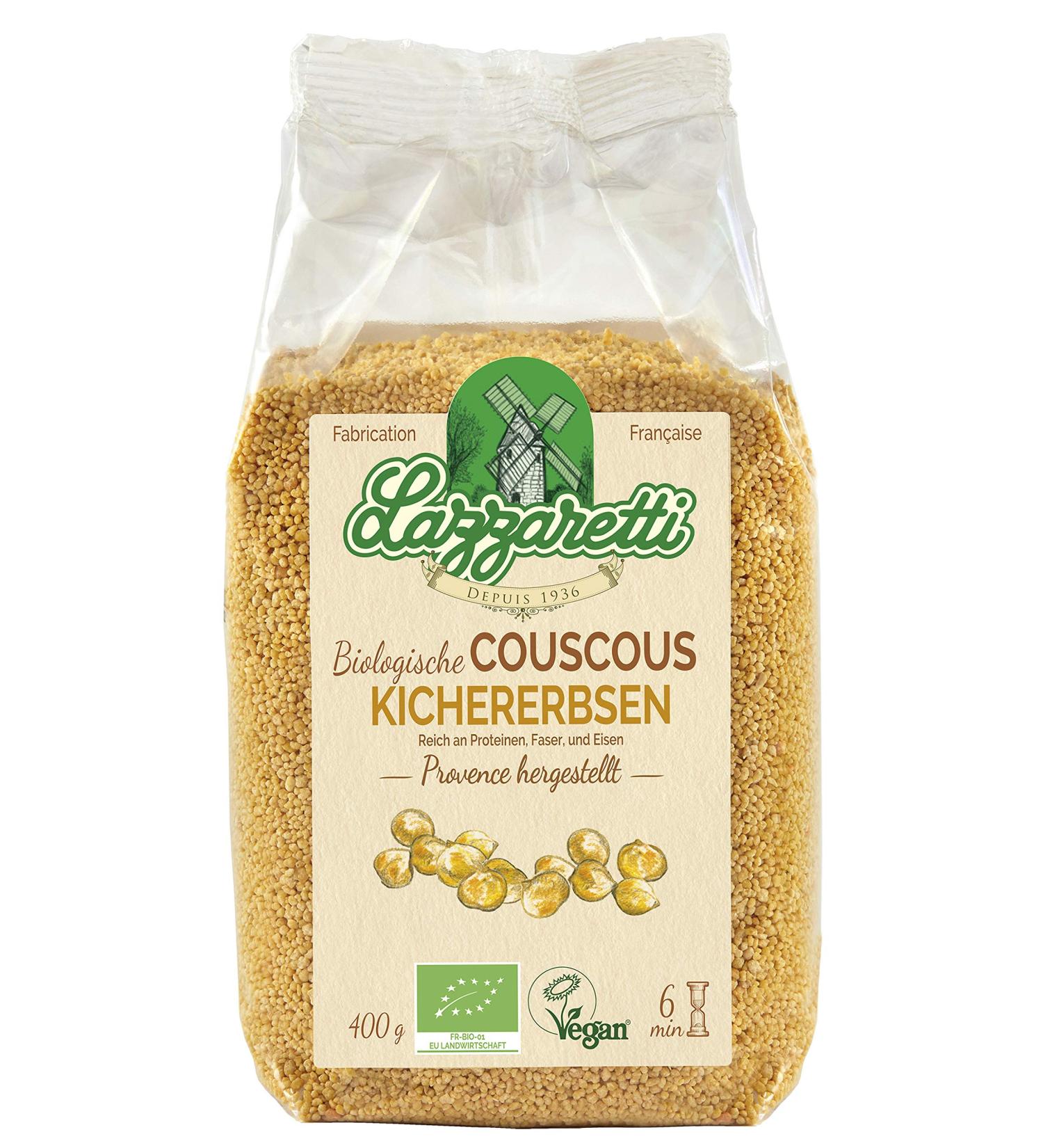 Lazzaretti Organic Couscous Chickpeas 400 g